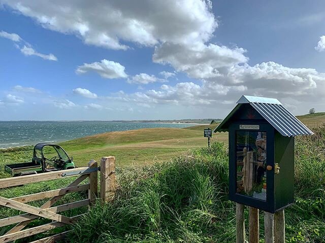 @booksbythesea_lfl library now installed up at camp by the brilliant @davidsmith7463 we will have a few of these libraries along the Northumberland coast. With walks organised between them and some surprise treats by authors and illustrators. Come al