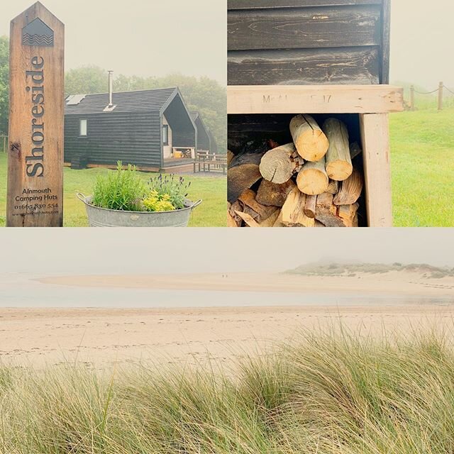A muggy and murky June #alnmouth 🌫