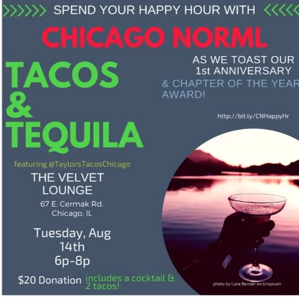 First Anniversary Toast - Spend Your Happy Hour with Chicago NORML