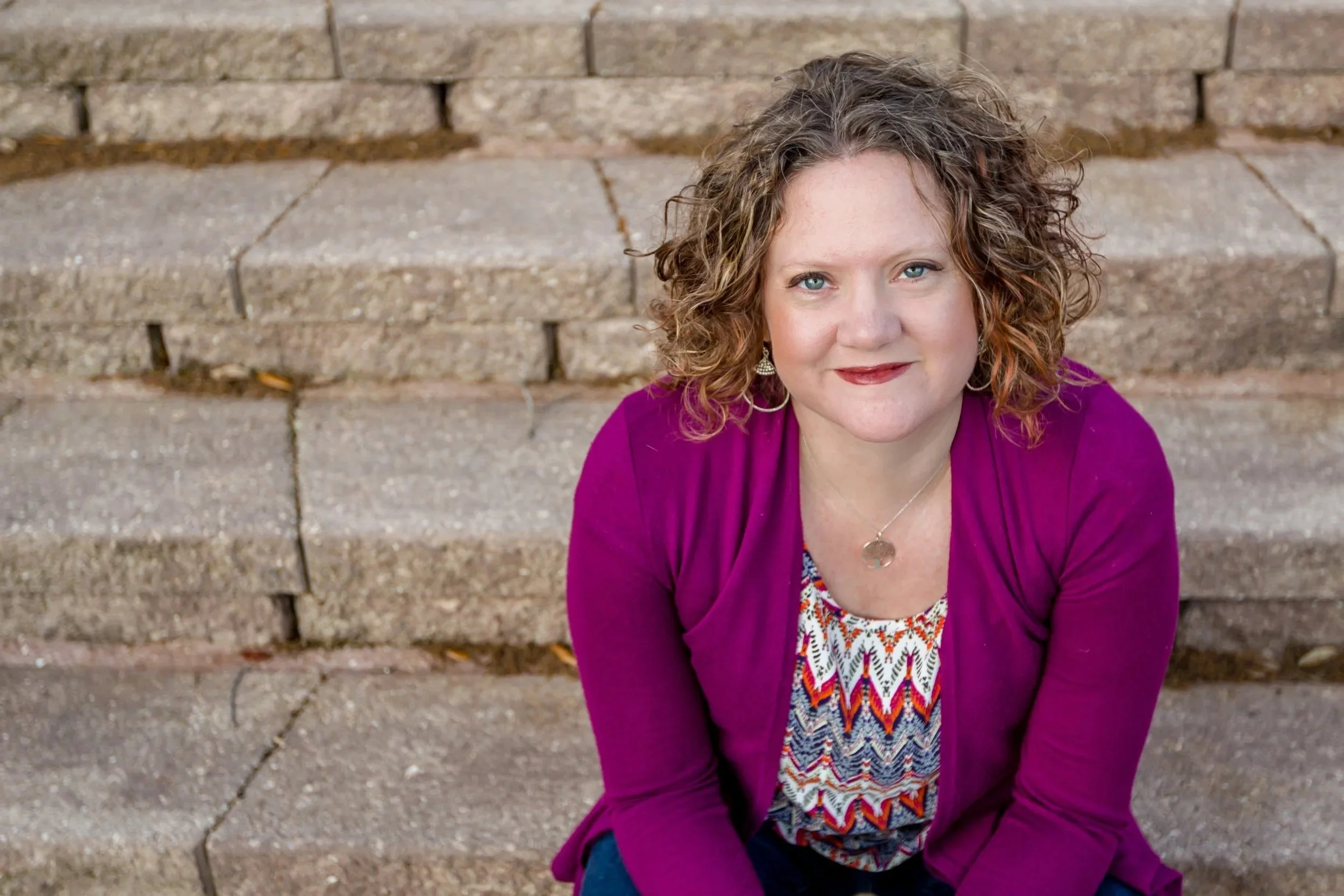 Sarah on the steps.jpg