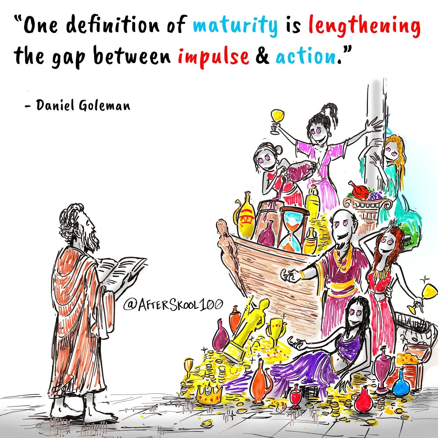 If you don't have a plan, you become a part of someone else's plan. No one wakes up in the morning and plans to spend 6 hours scrolling. That sort of behavior happens when you don't have a plan. If you are struggling to stay focused, consider adding 