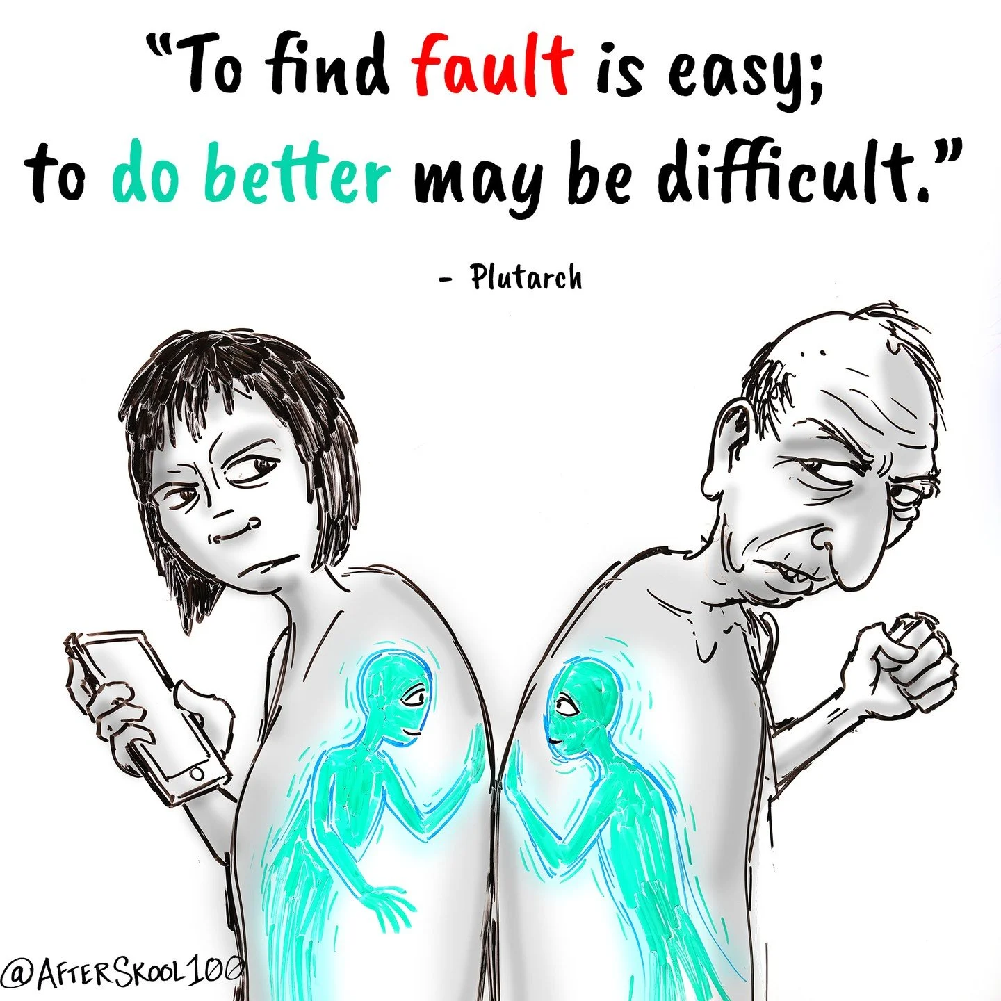 Go with your second thought. Your first thought is usually impulsive, reactionary, judgmental or vulgar. Before you react from impulse, take a second to pause and reflect. It can be very helpful to write out your thoughts, especially if you feel trig