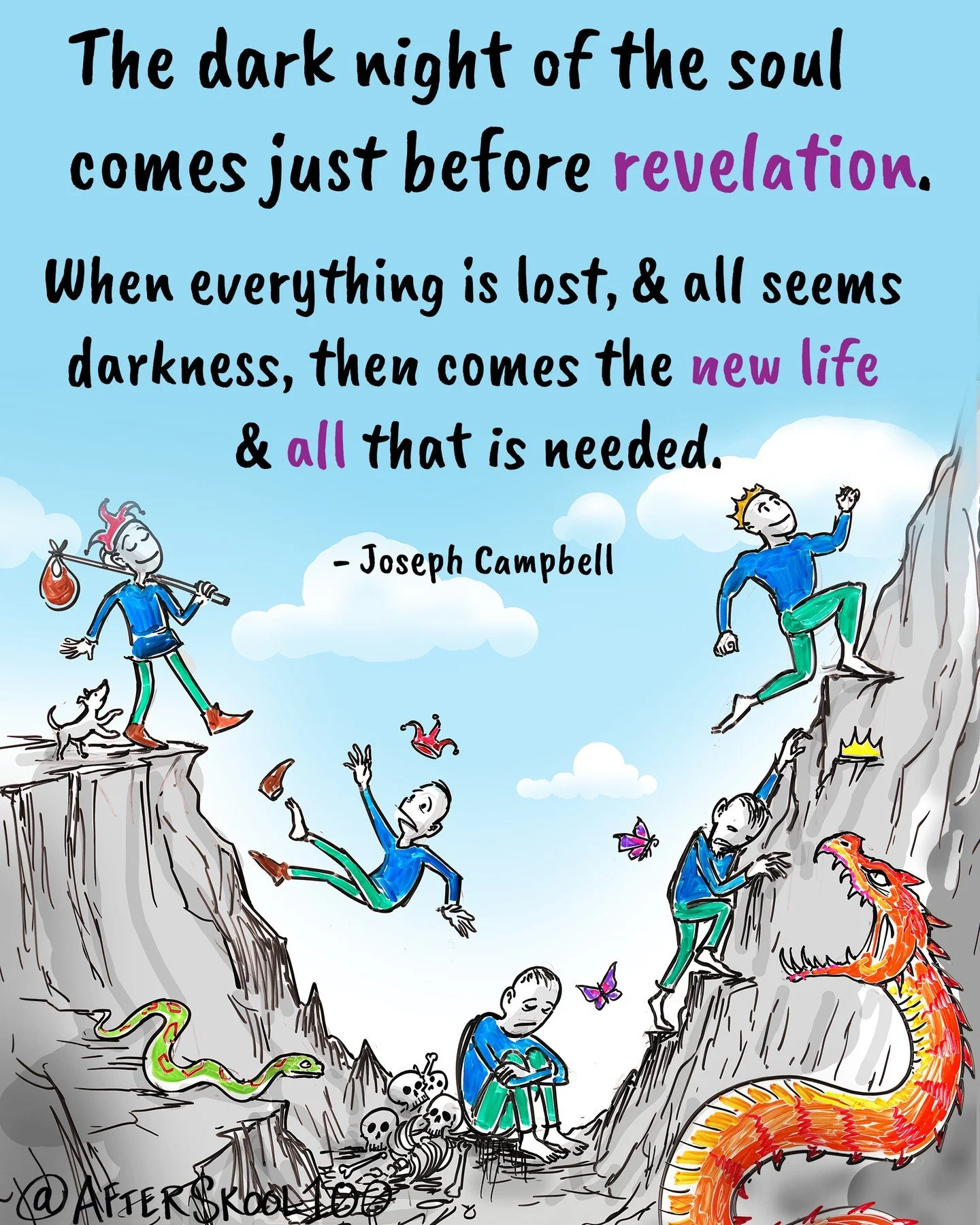 On your journey up the mountain, you might hit a dead end. You're on the wrong path, but you've come quite far.  After all, you're pretty high up. It would be painful to turn around and have to walk back down. But the pain creeps in, knowing that you
