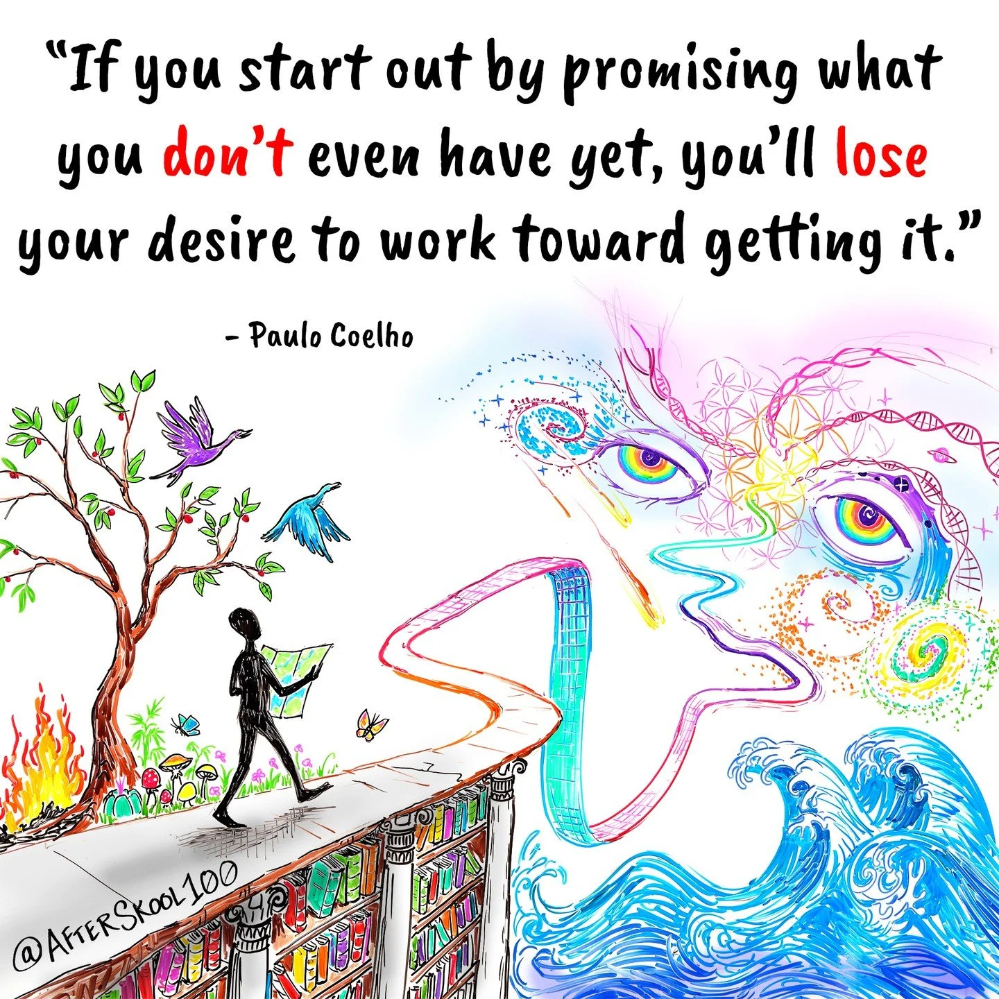 Be cautious about making a deal that depends on future gains. Diminishing someone's incentive to work often kills their motivation. This is one reason I consider it a red flag when someone promises me something that they don't yet have.