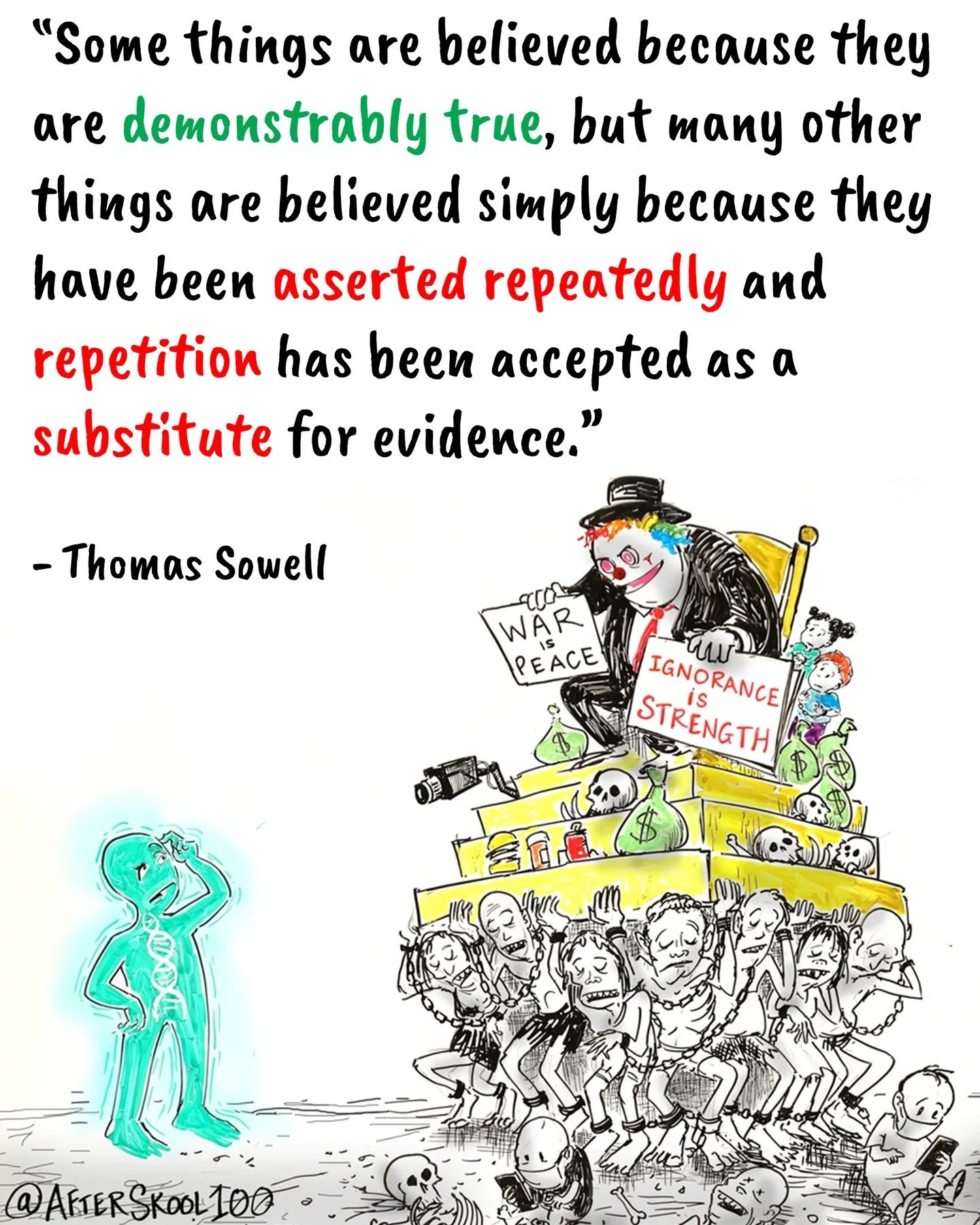 So frequently I hear someone make a bold claim or confidently express a strong opinion. Occasionally I reply, "Why do you feel that way?" or "How do you know?". A simple question can make someone realize that their firmly held bel