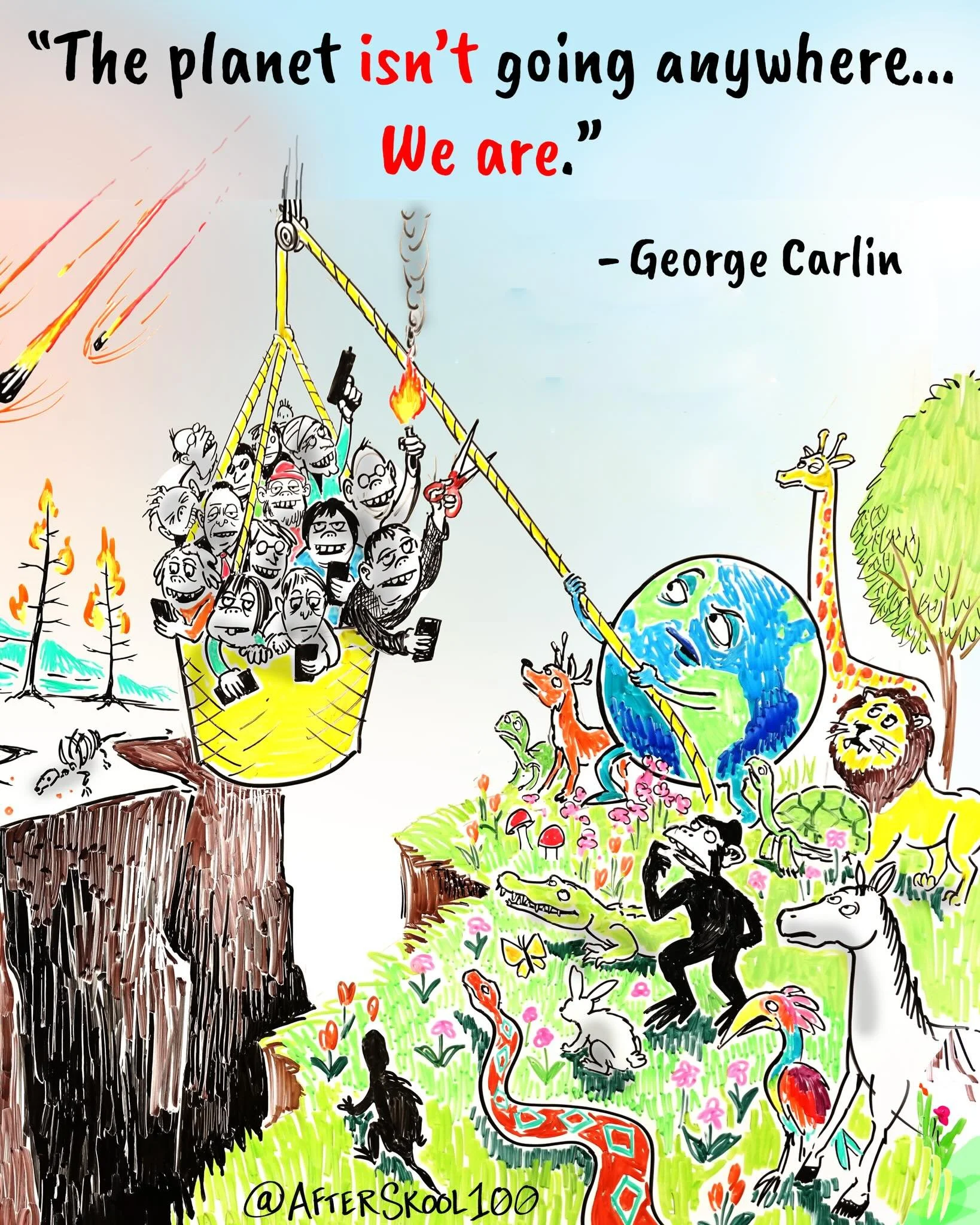 New animation about how to transform a barren wasteland into a fertile garden, without planting a single plant! This is a collaboration between @afterskool100 and @planetwild.official . In this episode we highlight simple, low tech, cheap solutions t