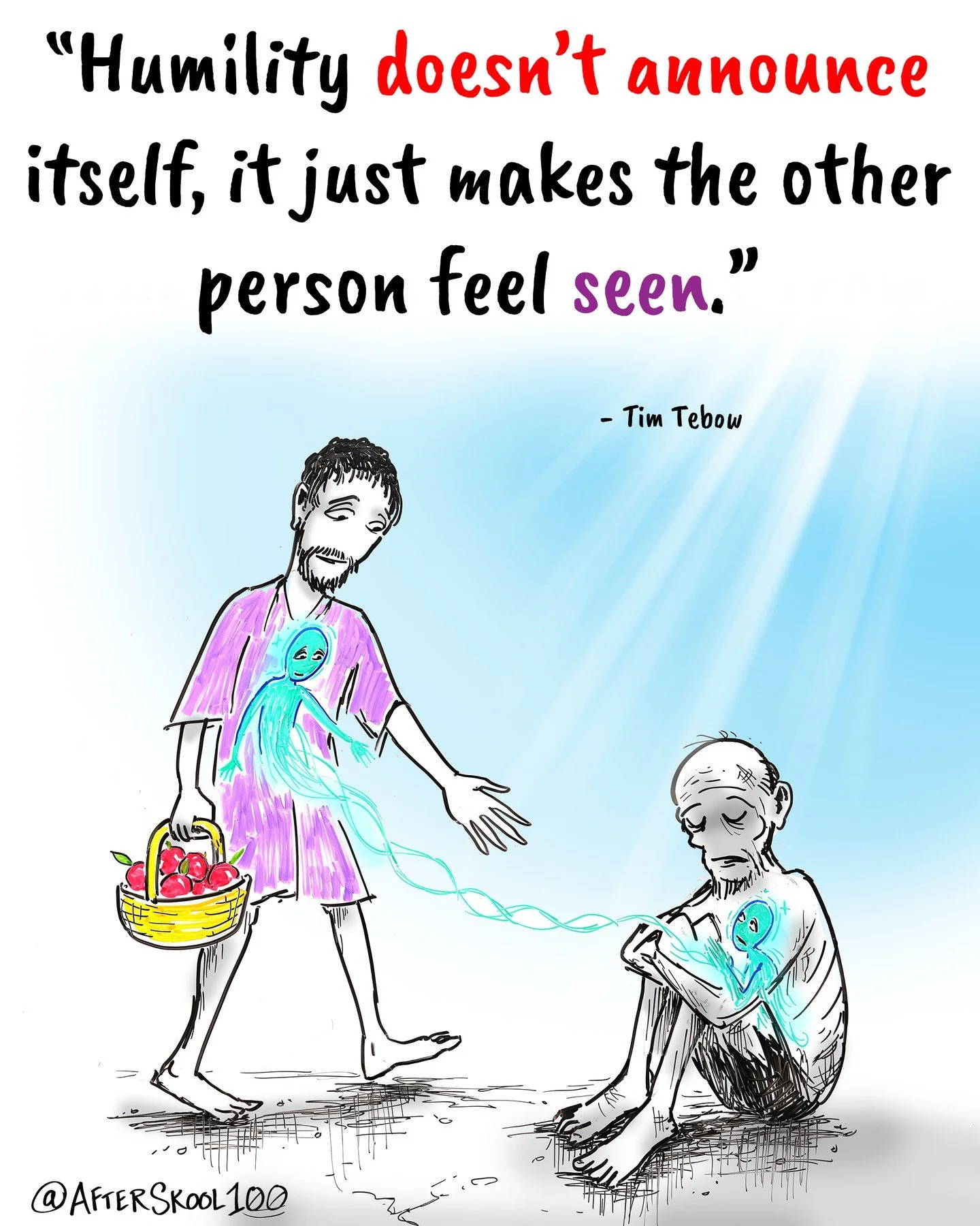 C.S. Lewis wrote that you'll never walk away from a truly humble person thinking about how humble they were.⁠
You'll just walk away thinking how pleasant they were. ⁠
How interested they seemed in your life. ⁠
How seen you felt in the conversation.⁠
