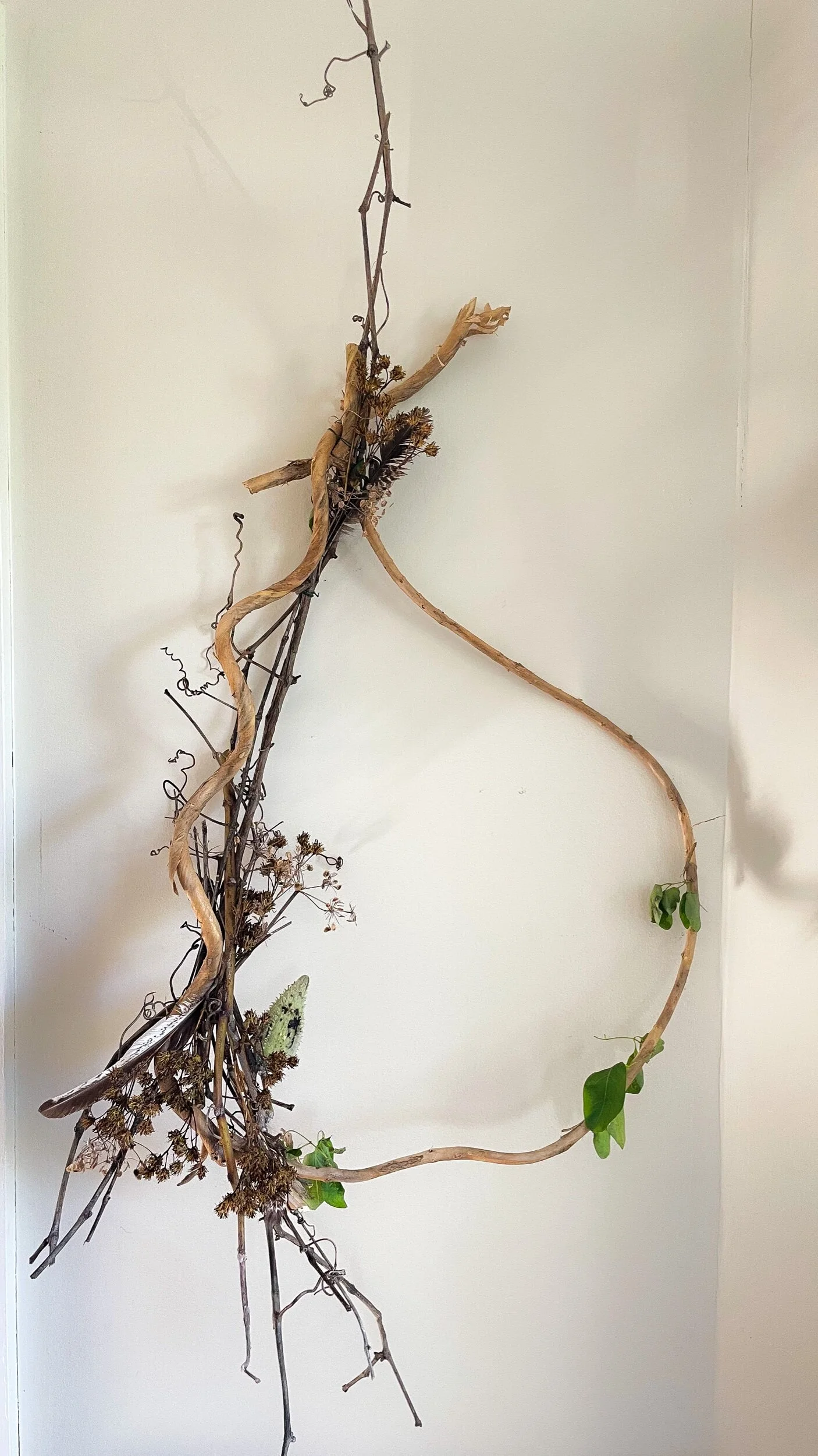 A Wild + Foraged Fall Wreath