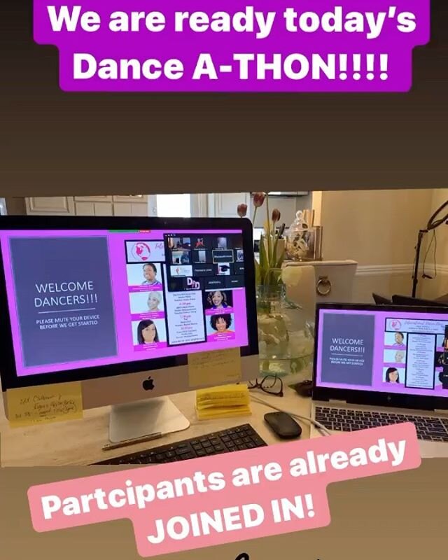 JOIN NOW!!! 6 HOURS OF DANCING!!! Link in BIO!! We are currently LIVE!!!!! 💗✨