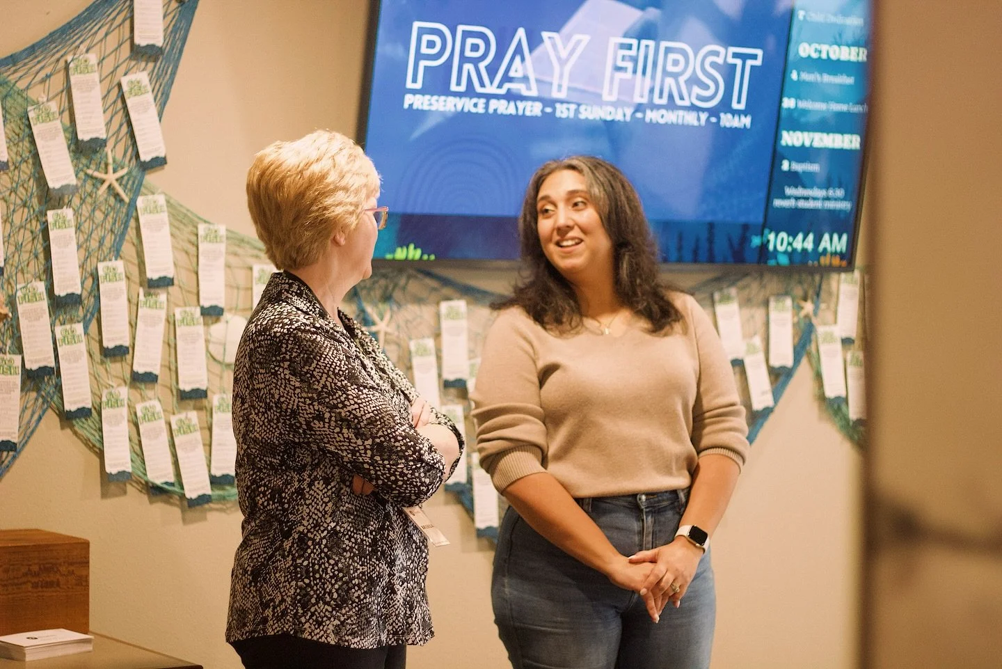 We can&rsquo;t wait to worship with you tomorrow as we wrap up our Go Fish series! 🎣✨
We&rsquo;re still praying for the 800+ names you shared&mdash;let&rsquo;s keep praying and keep fishing.

It&rsquo;s also Connect Group season! 🙌 From dance to ga