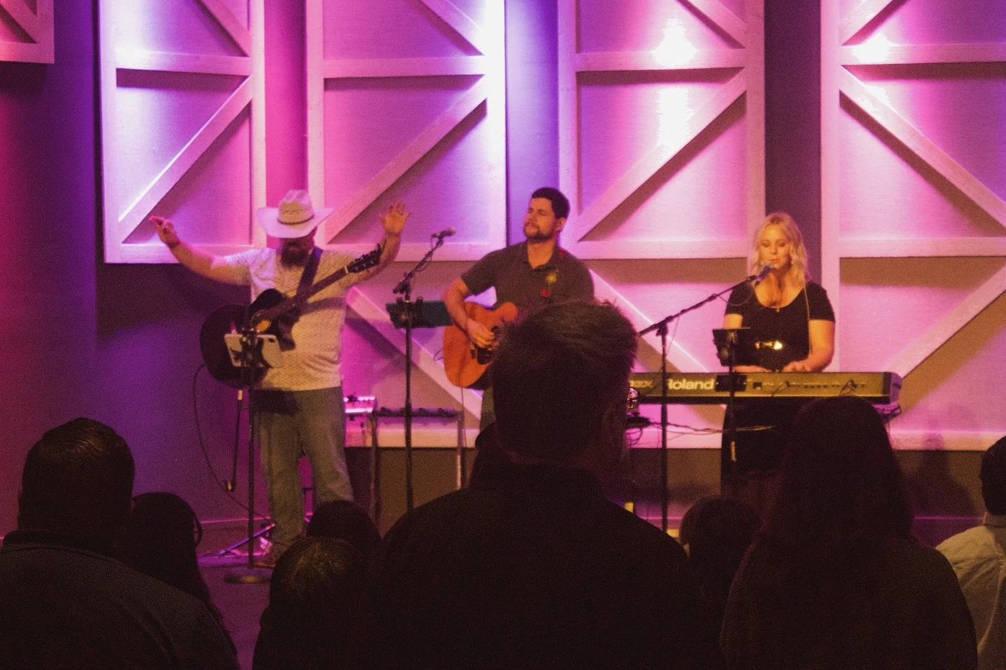 Scenes from Sunday- worship, community, and God&rsquo;s presence in the middle of it all. 🤍