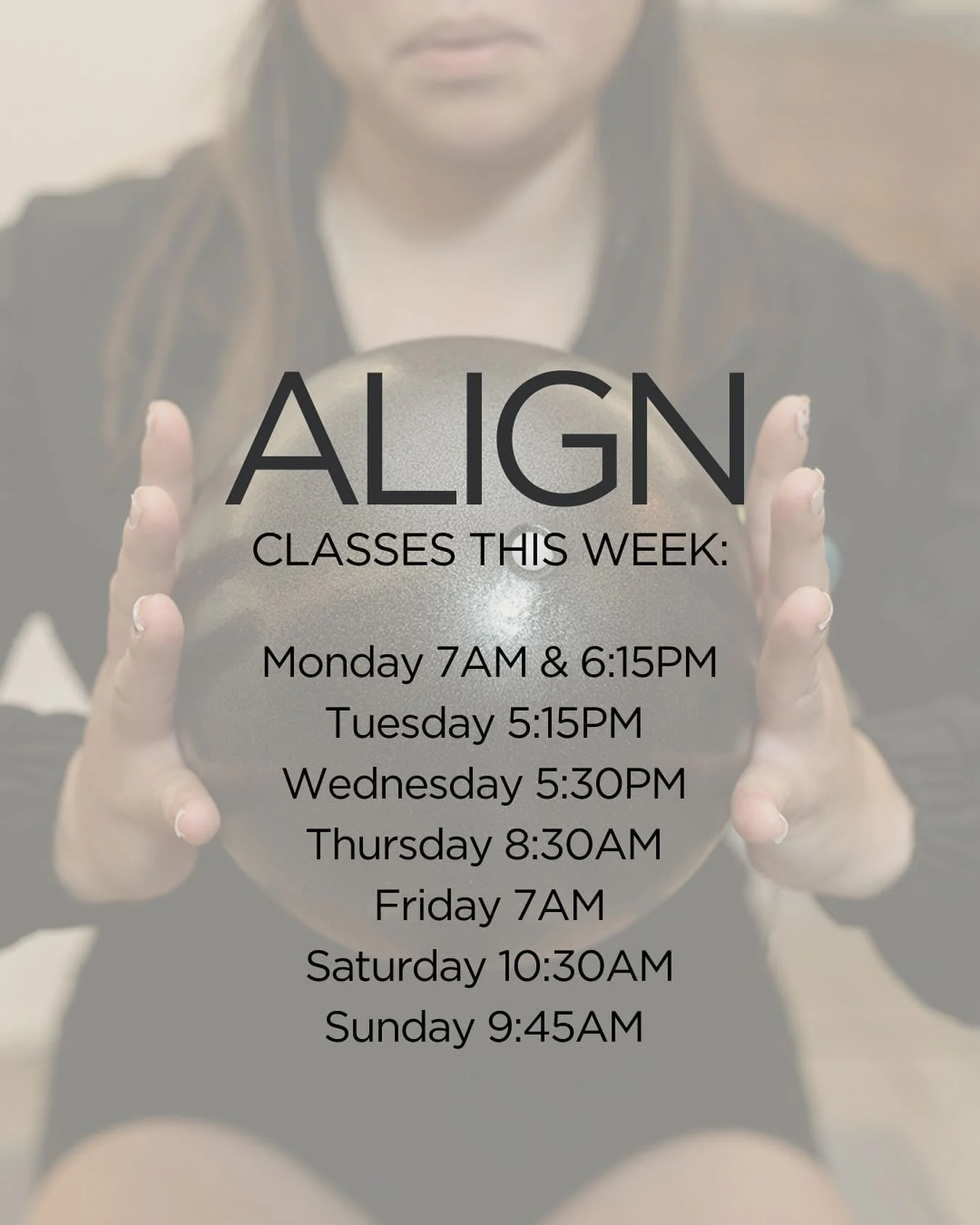 Details about ALIGN⭐️&mdash;
A fresh take on classical Pilates Reformer. ALIGN blends traditional principles with a contemporary flow to build core strength, improve posture, and enhance full-body control. Expect mindful movement, smooth transitions,