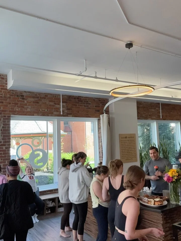 Big gratitude to everyone who filled our studio with such good energy yesterday. This felt like a solid studio s morning&mdash;seeing regular class clients early AM, trying a new Mat practice with @hahakathryn &amp; recovering together with @urbanaca