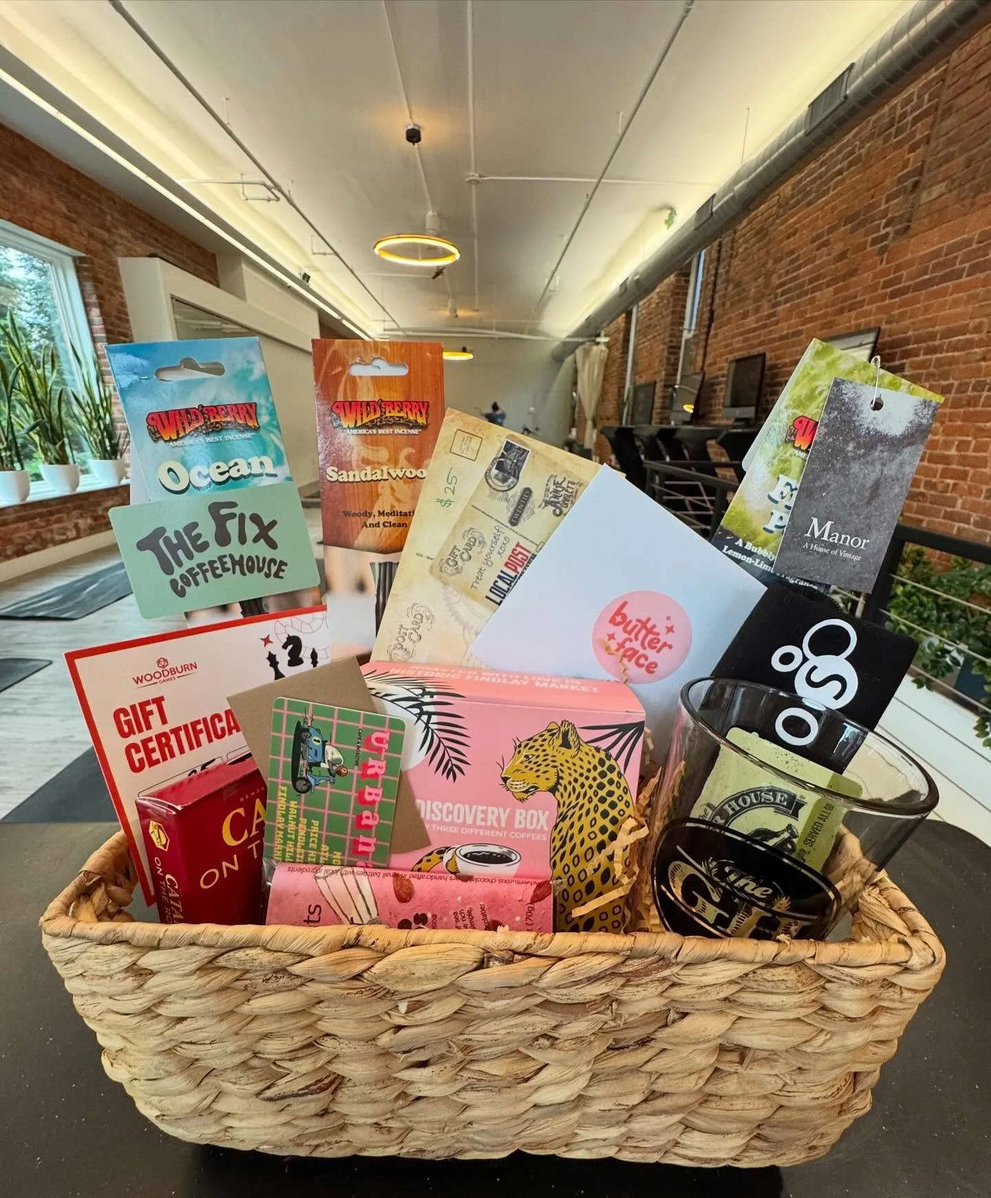 Our neighbors are the best! 

One lucky person is going to win this basket today&mdash;full of East Walnut Hills goodies. If you attended any studio s session this week, you&rsquo;ve been automatically entered. 

Thank you to our neighborhood busines