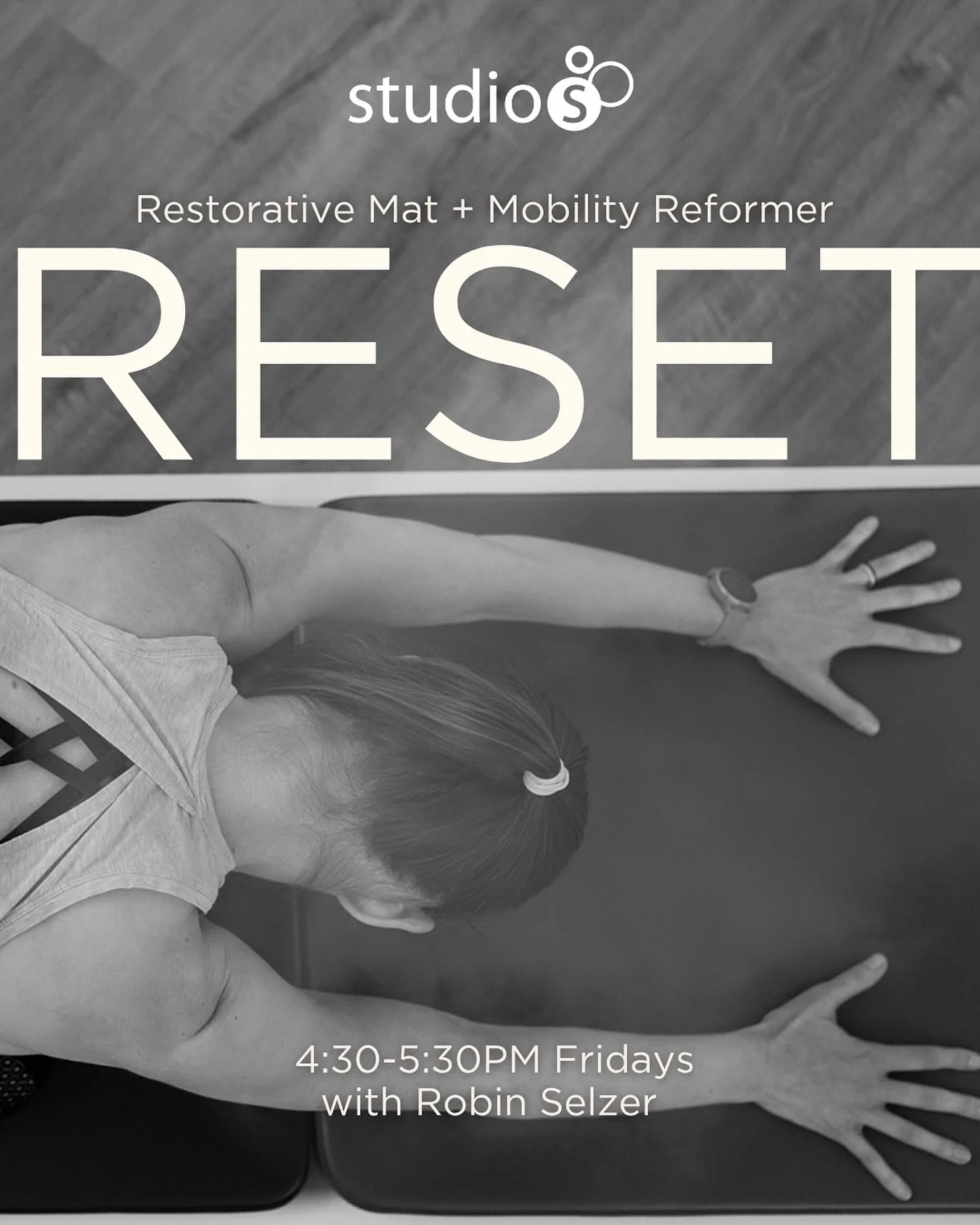 RESET is a 60-minute recovery-based experience designed to balance stillness with intentional movement. We begin with 30 minutes of grounding yin-inspired mat work with long holds and deep breaths. Then we transition to the Reformer for 30 minutes of