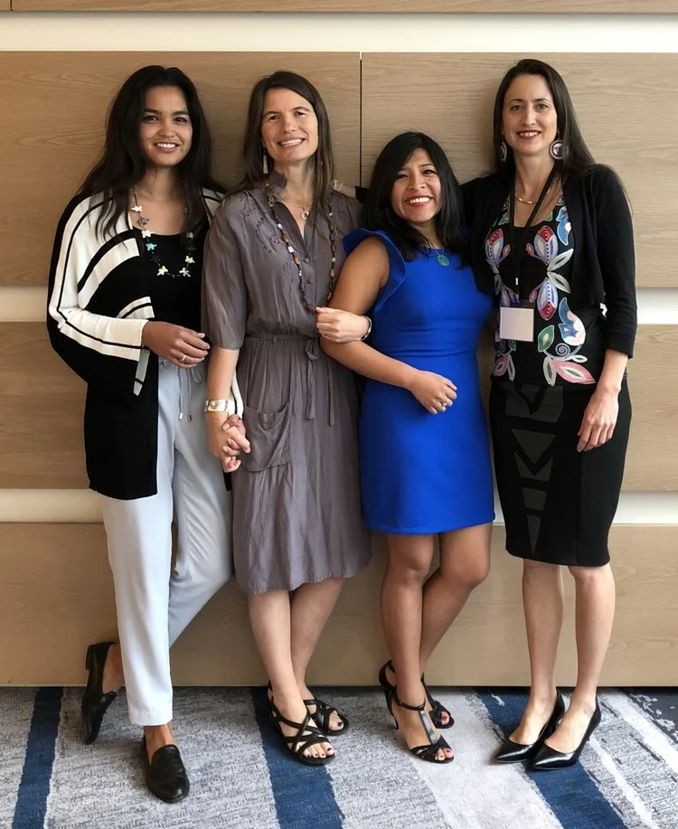 Speakers: (left to right) Kaylena Bray, Melissa K. Nelson (host), Mariaelena Huambachano, Elizabeth Hoover | Air Date: July 12, 2018 | Run Time: 31mins | The Native Seed Pod S1E3