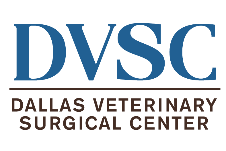 blue logo for the Dallas Veterinary Surgical Center