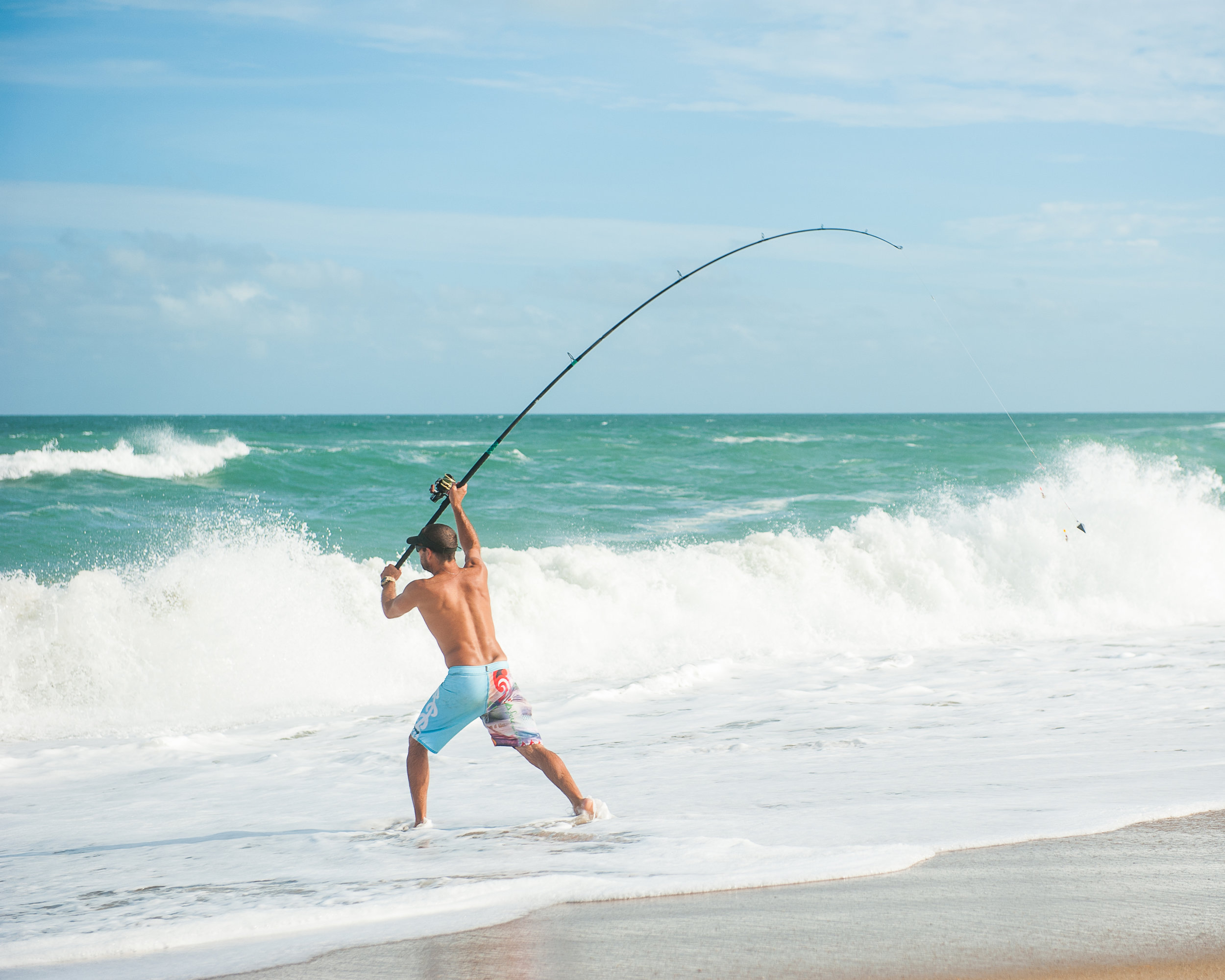 Outer Banks Surf fishing — Reel OBX Custom Outer Banks Guide Services