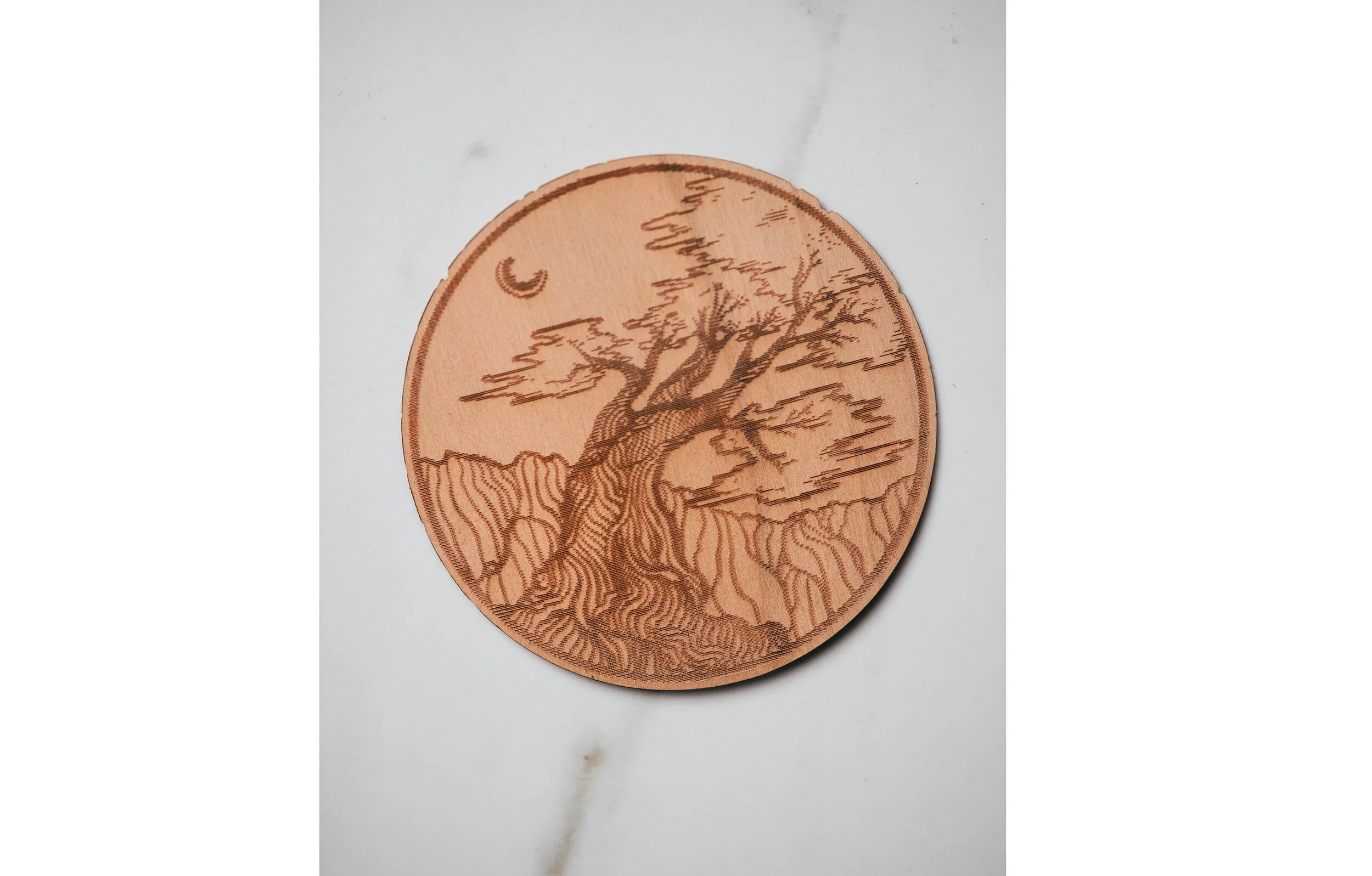 Cypress Wood Sticker 