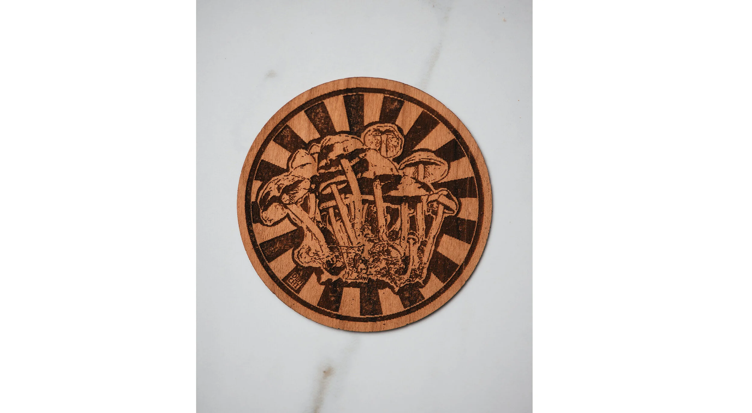 Shroom Wooden Sticker