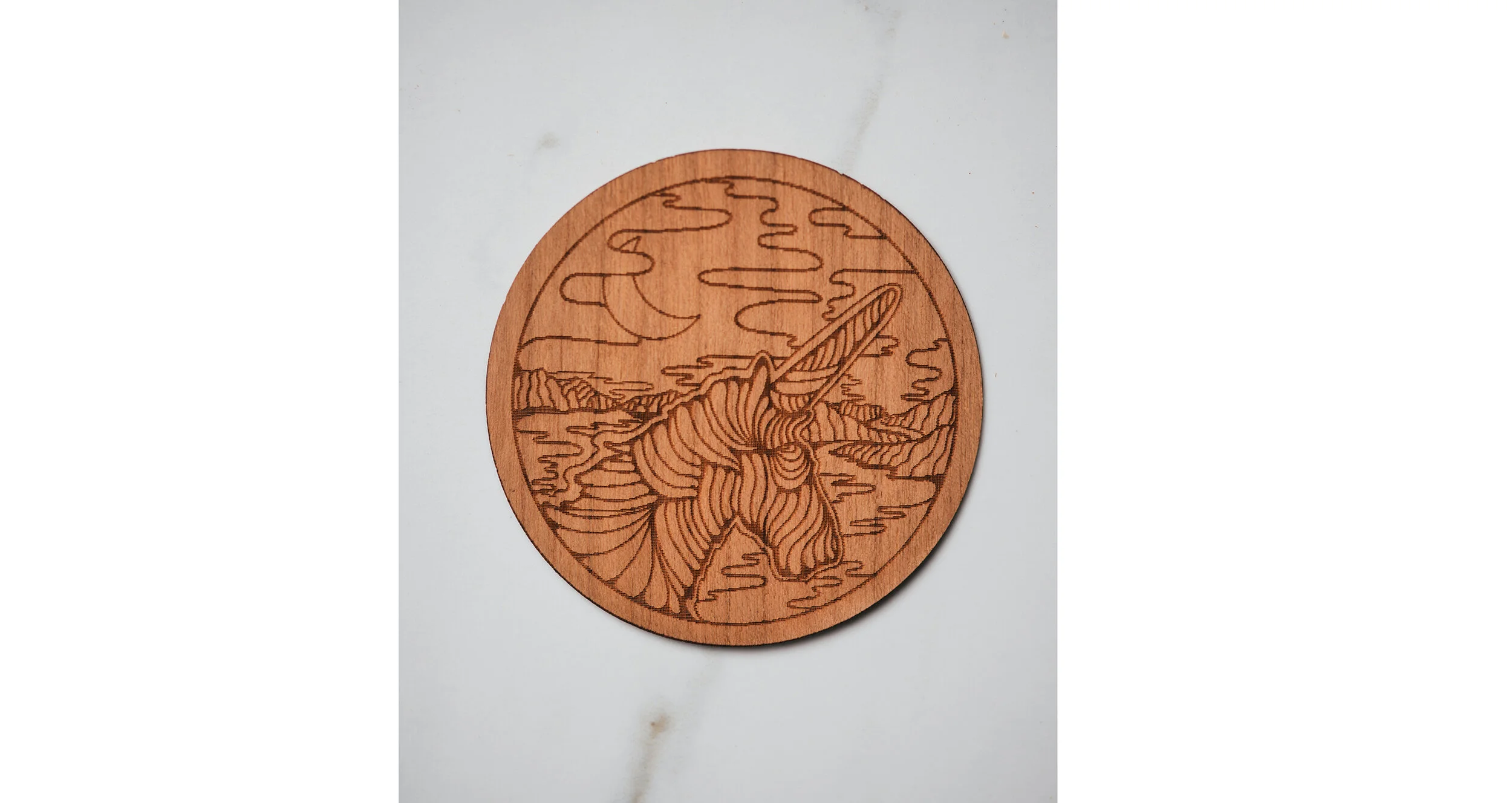 Unicorn Wooden Sticker