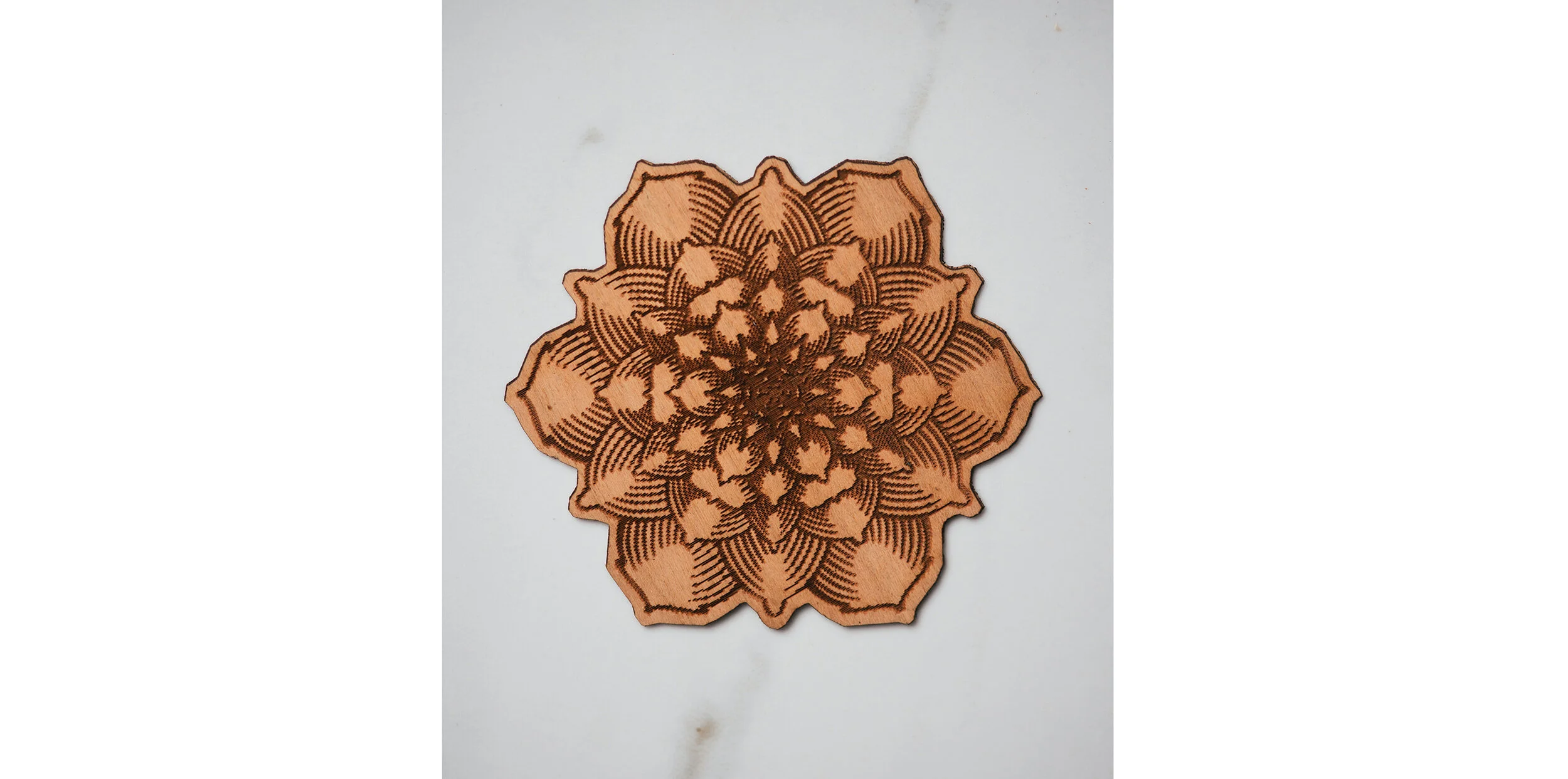 Flower Wooden Sticker