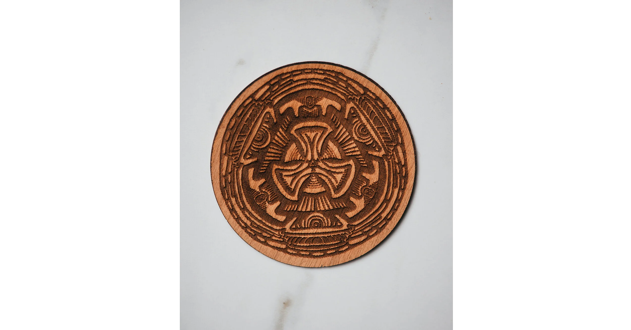 Eye Mandala Wooden Sticker