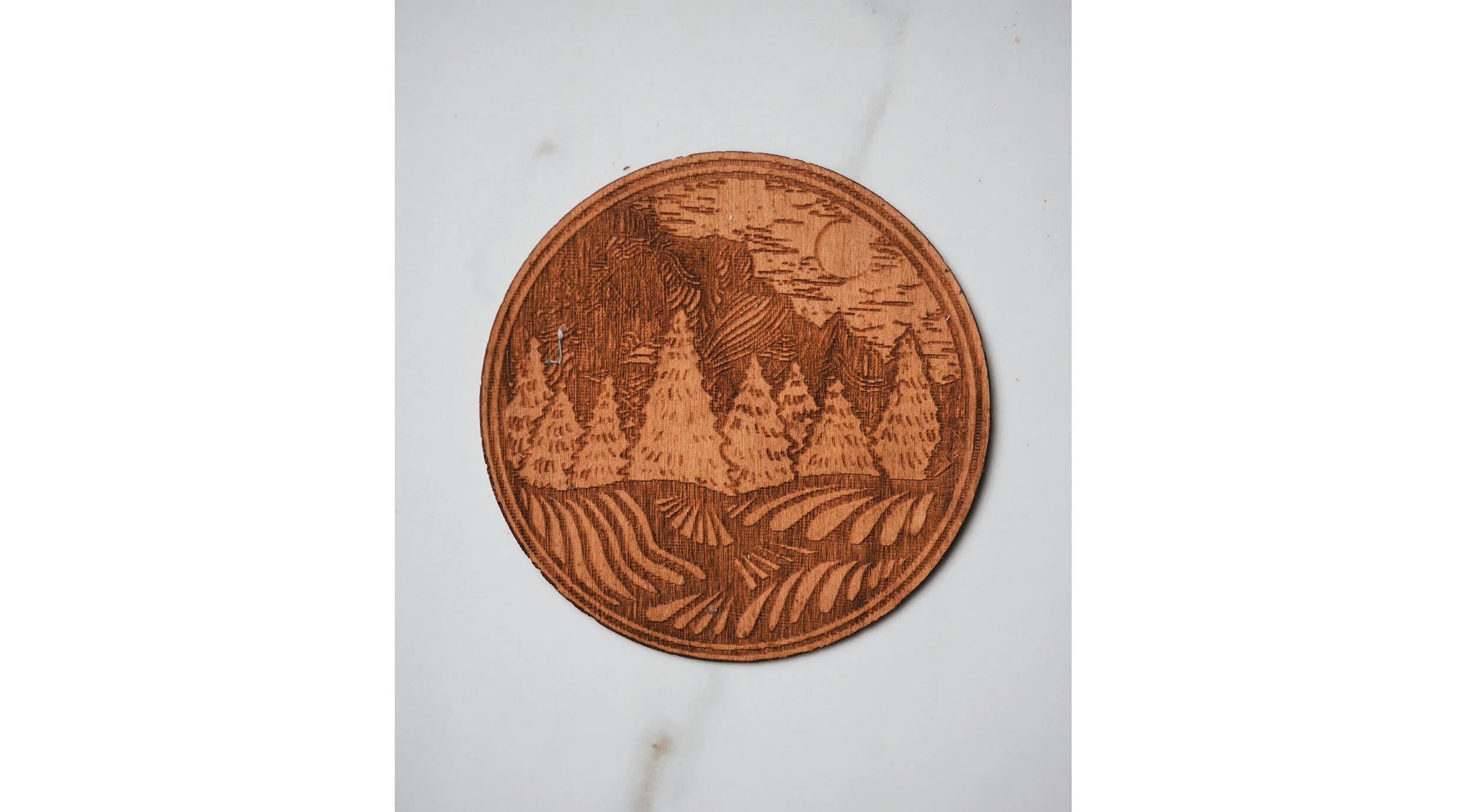 Redwood Wooden Sticker