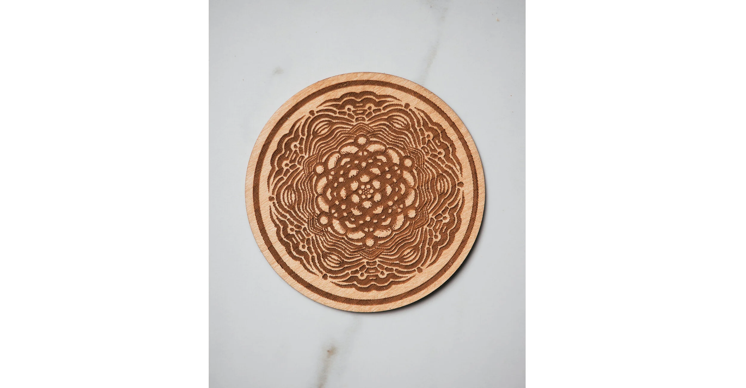 Mandala Wooden Sticker