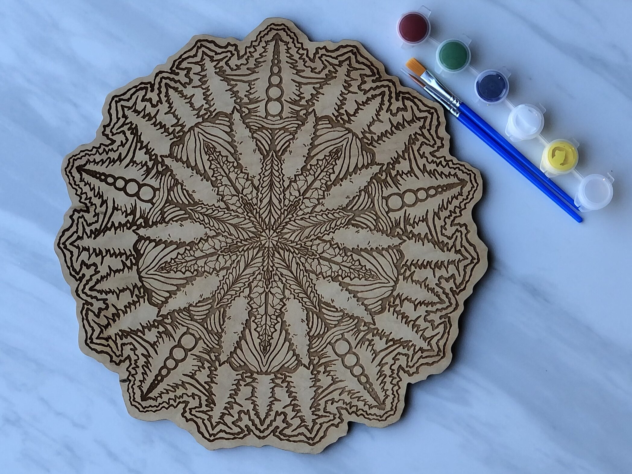 Dom Chi's Paint Kit - Green Mandala