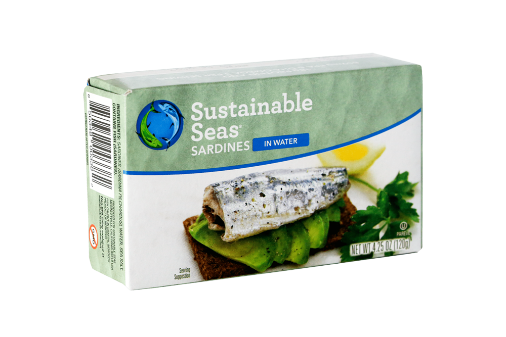SARDINES IN WATER — Sustainable Seas