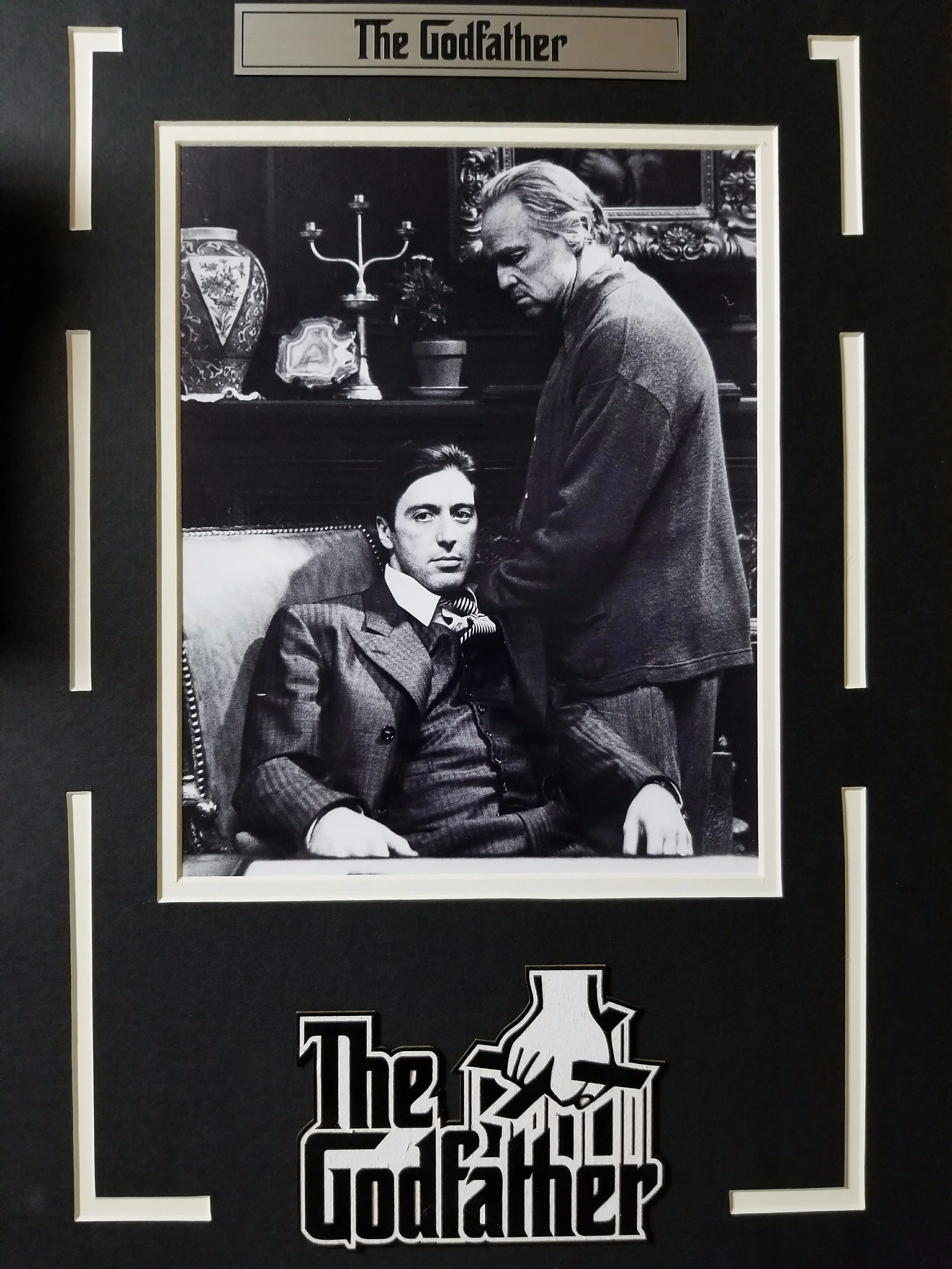 The image with frame and matting I was given.