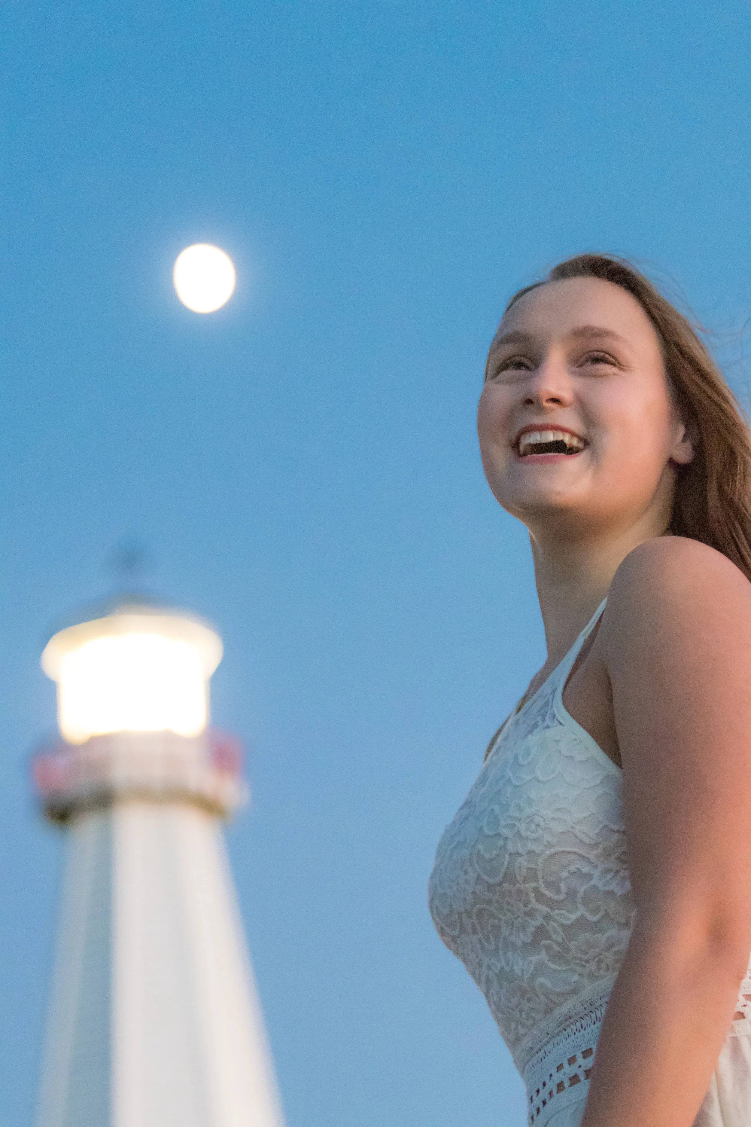 Veronica with lighthouse