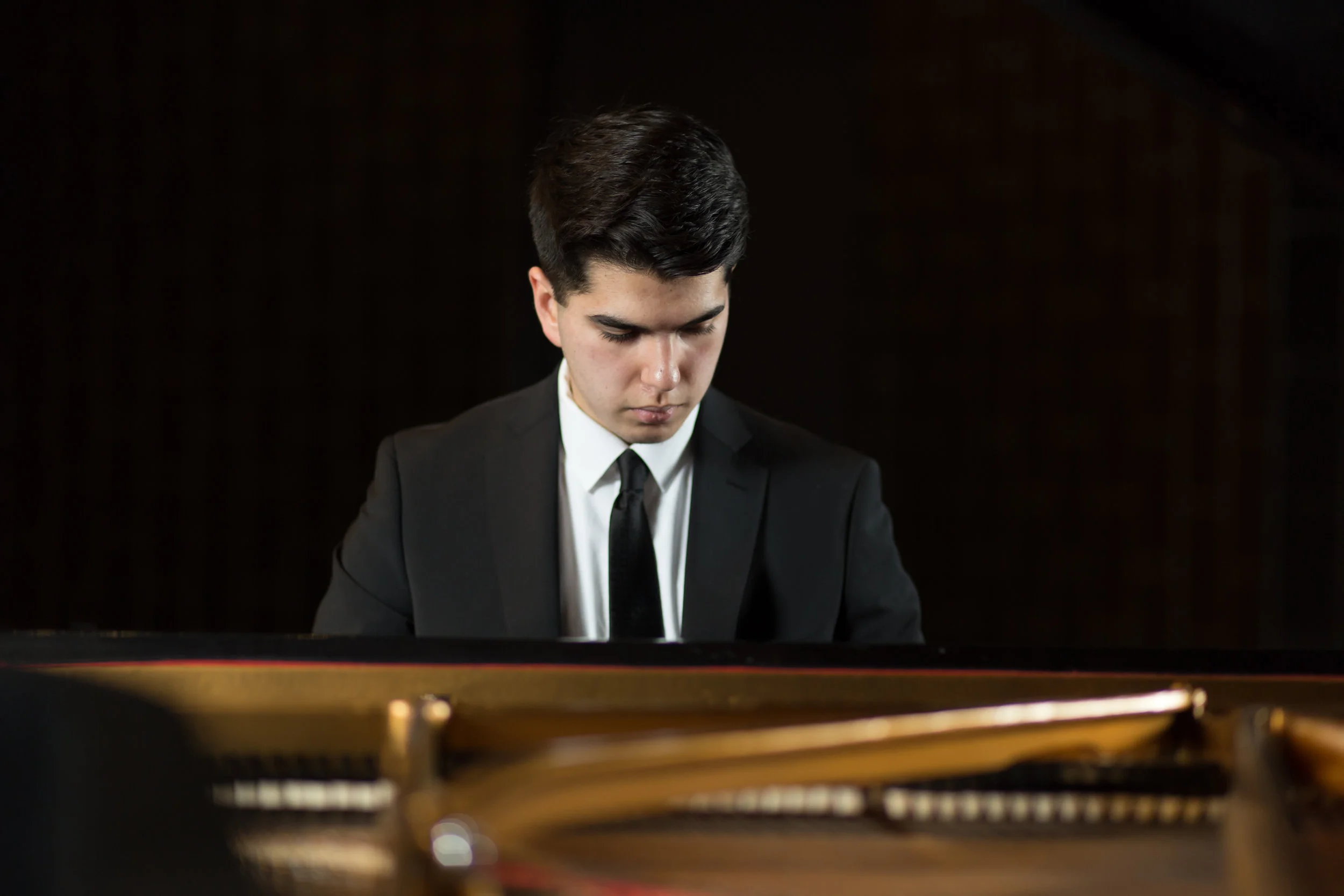 Ben tickling the ivories