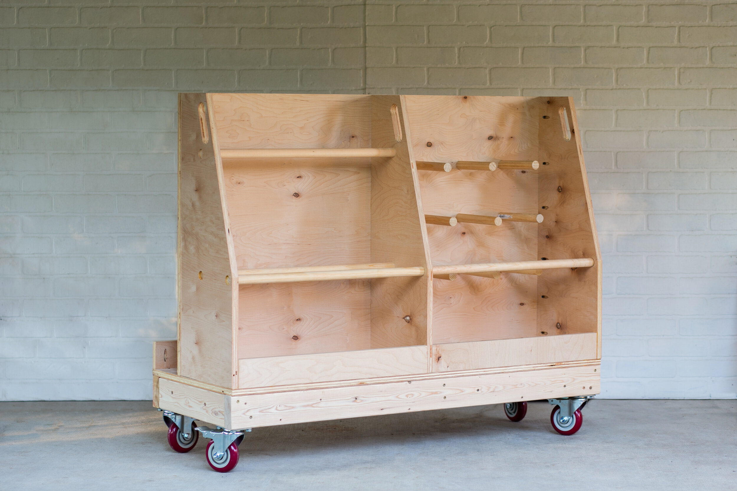 DIY Mobile Scrap Wood & Plywood Storage Cart