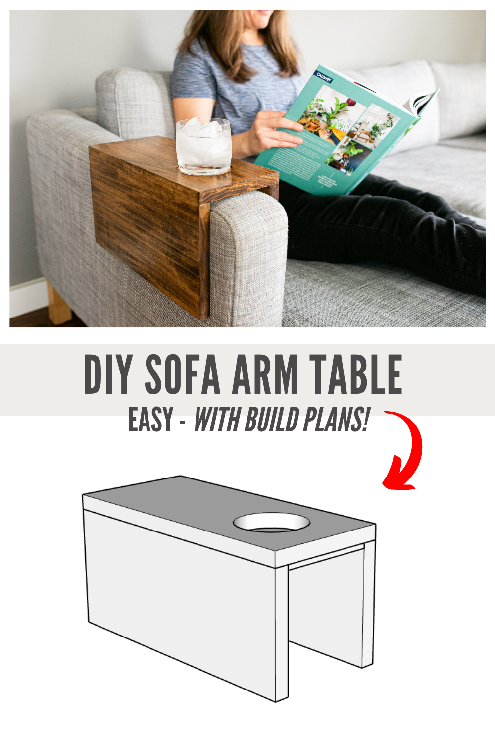 Sofa Arm Table