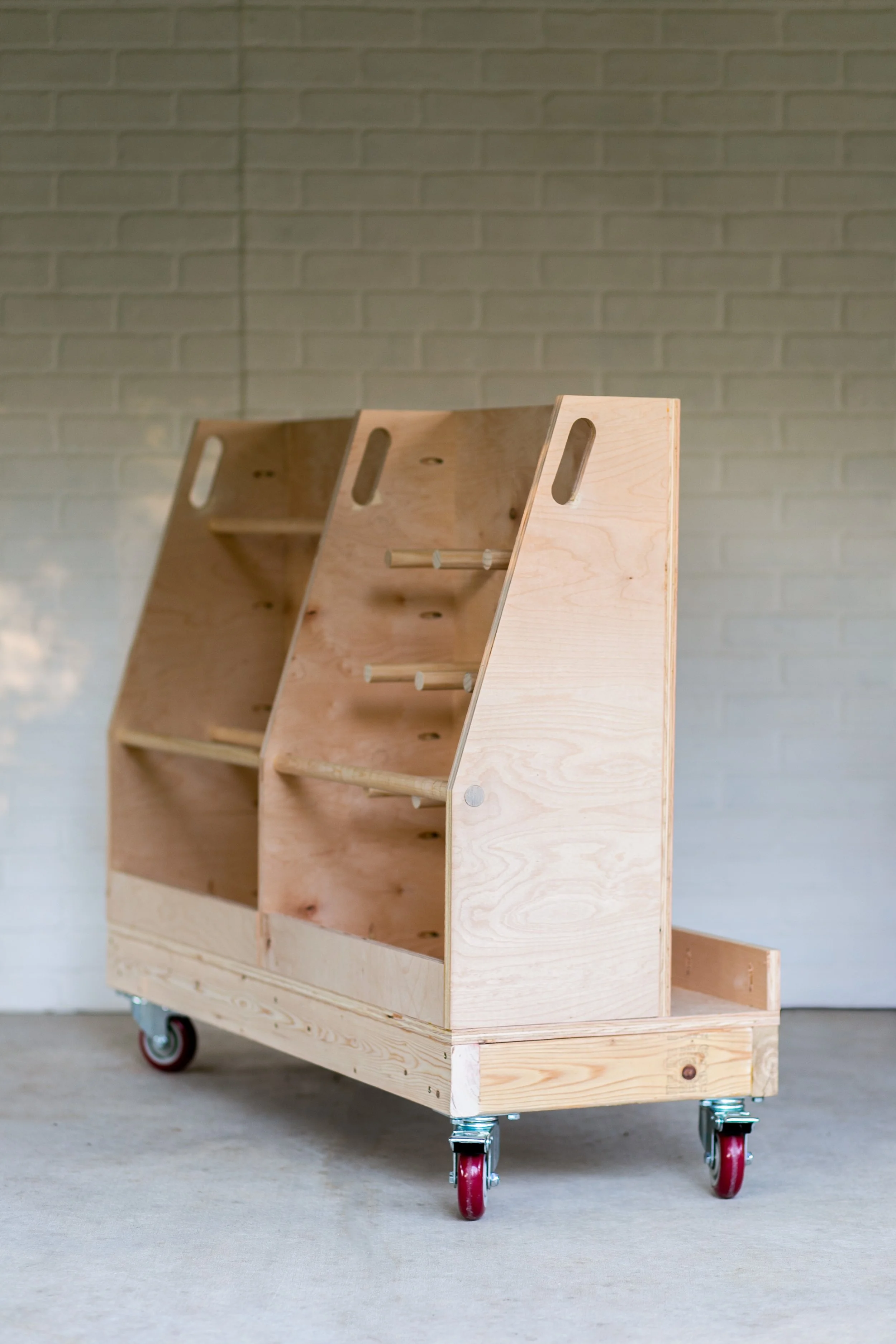 Wood Storage Cart