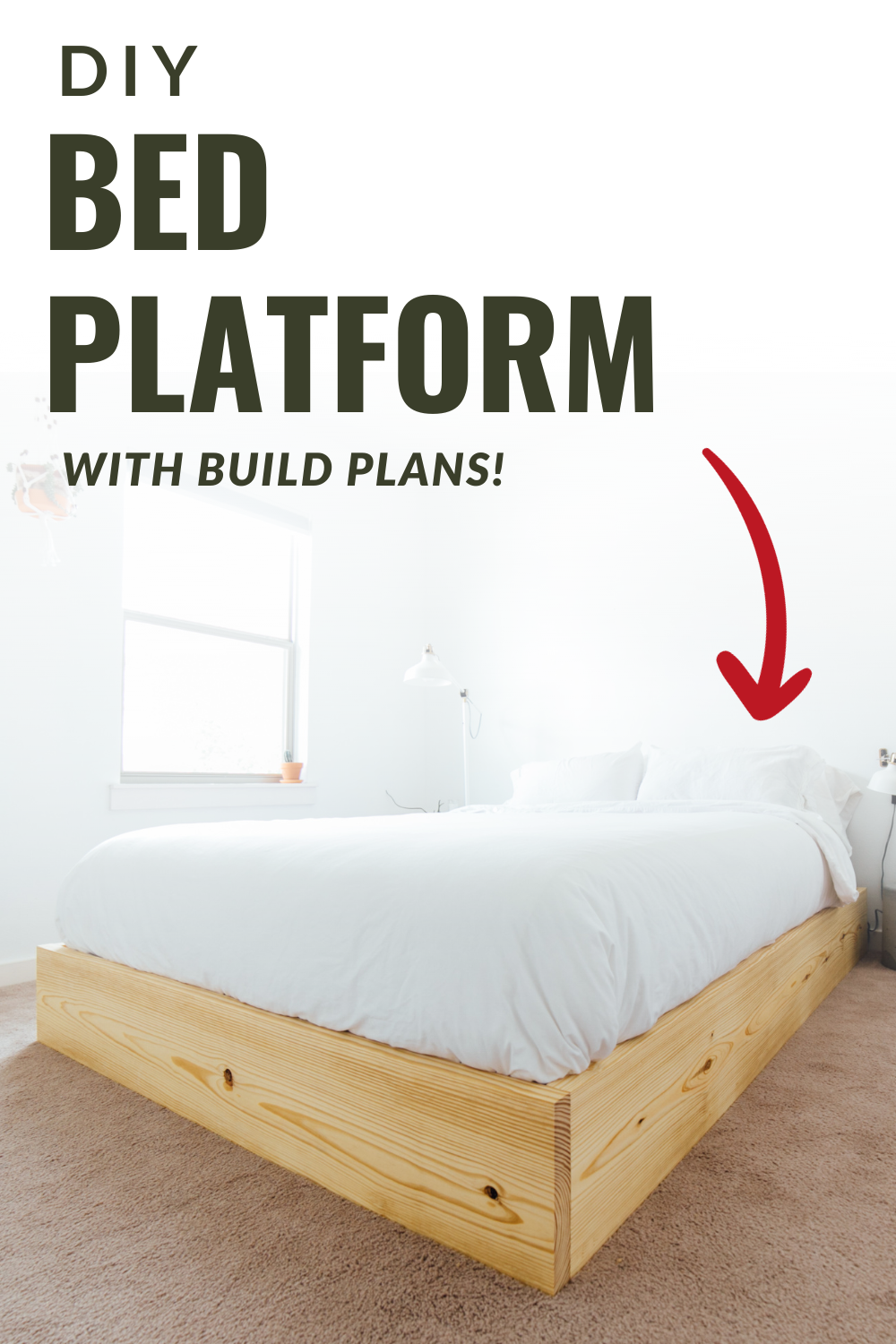 Easy Modern Bed Platform