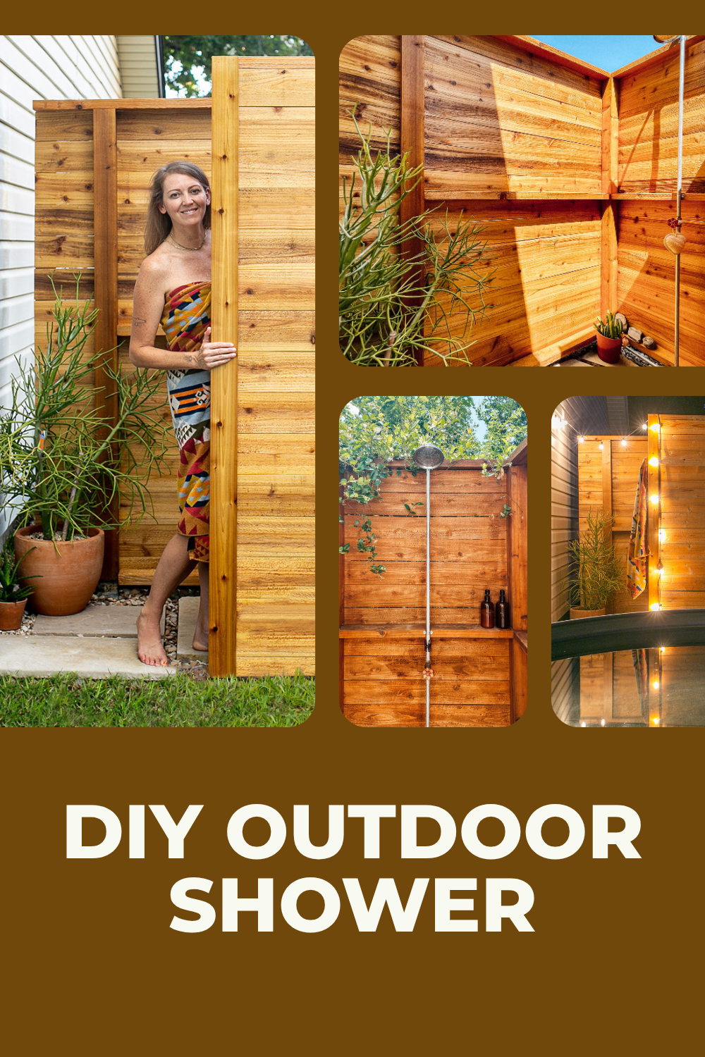 DIY Backyard Outdoor Shower
