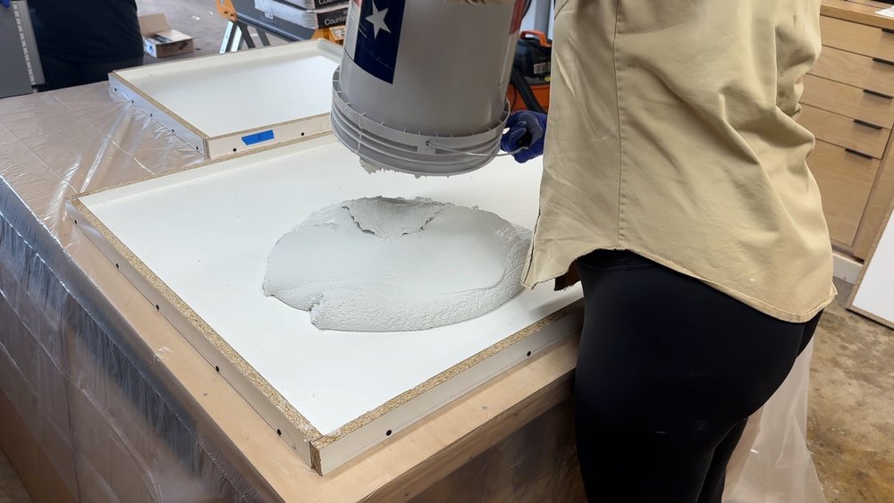 DIY White Concrete Countertops | Affordable Stone Look for Your Kitchen ...
