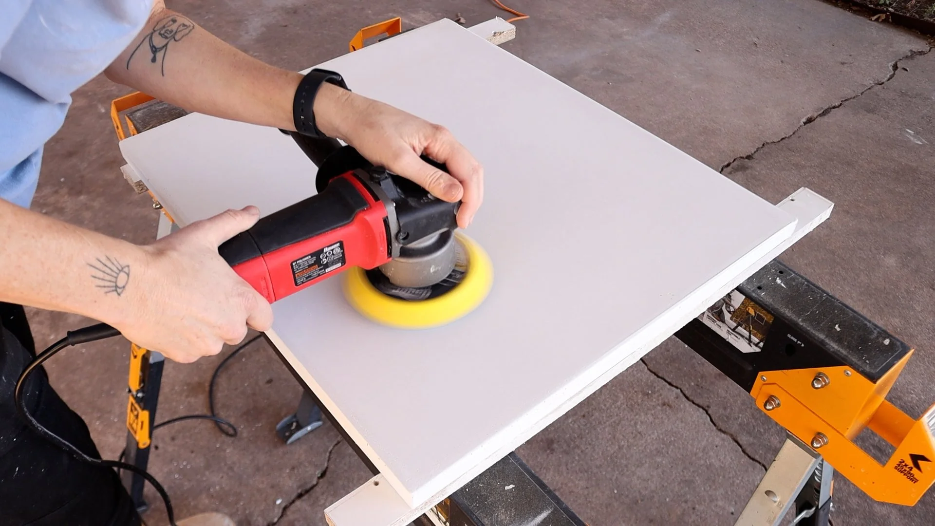 DIY White Concrete Countertops | Affordable Stone Look for Your Kitchen ...