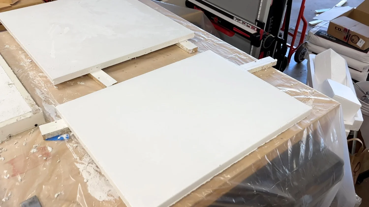 DIY White Concrete Countertops | Affordable Stone Look for Your Kitchen ...