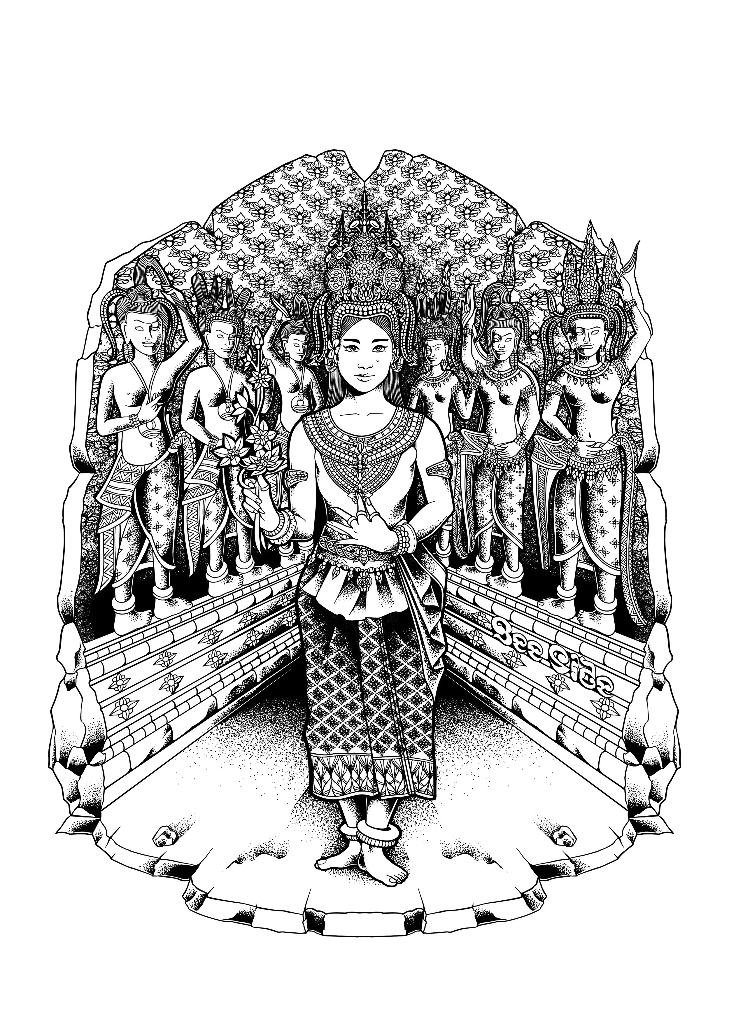 Princess of Cambodia Monochrome.jpg