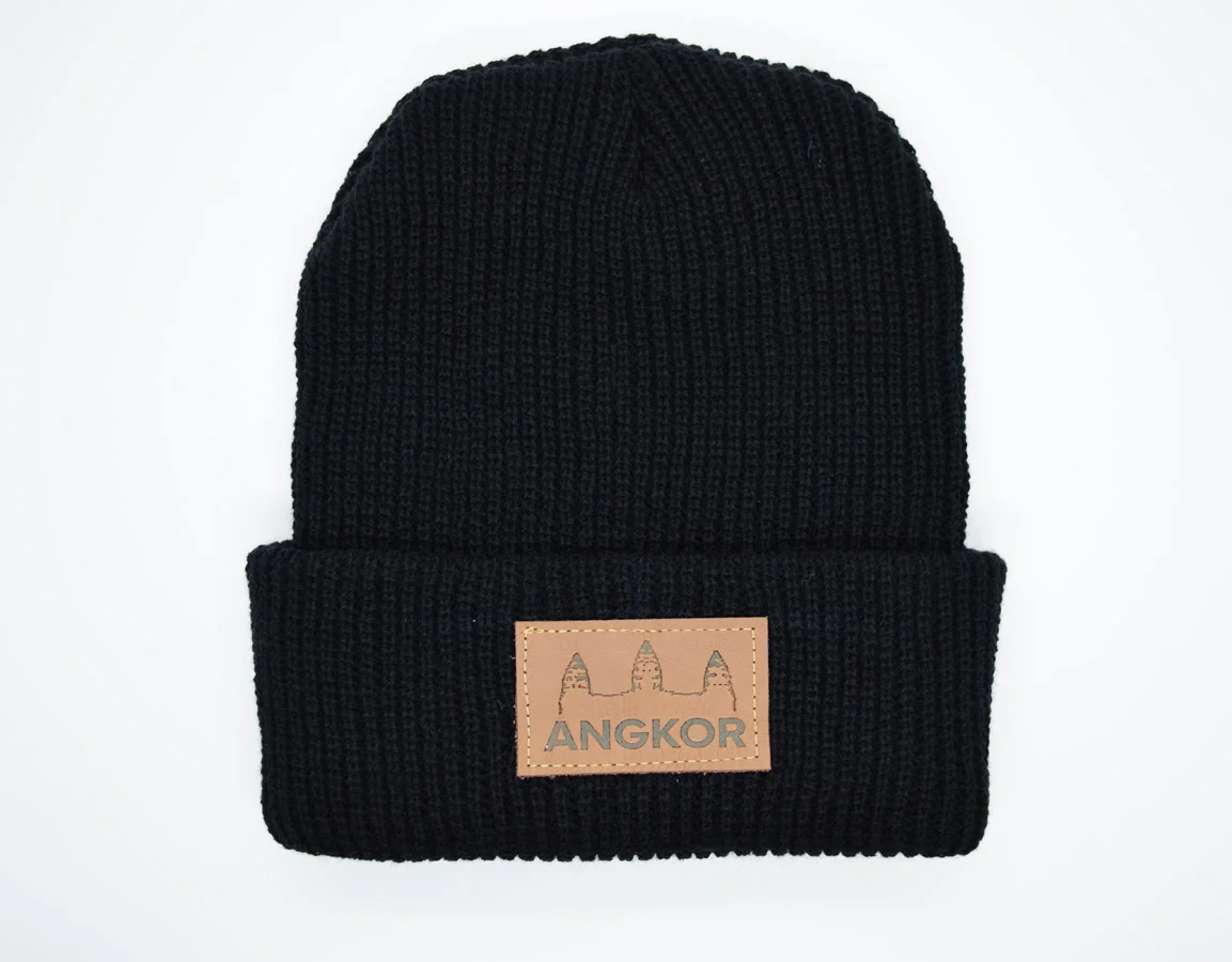 ANGKOR State of Mind Waffle Knit Beanie - Black.jpg