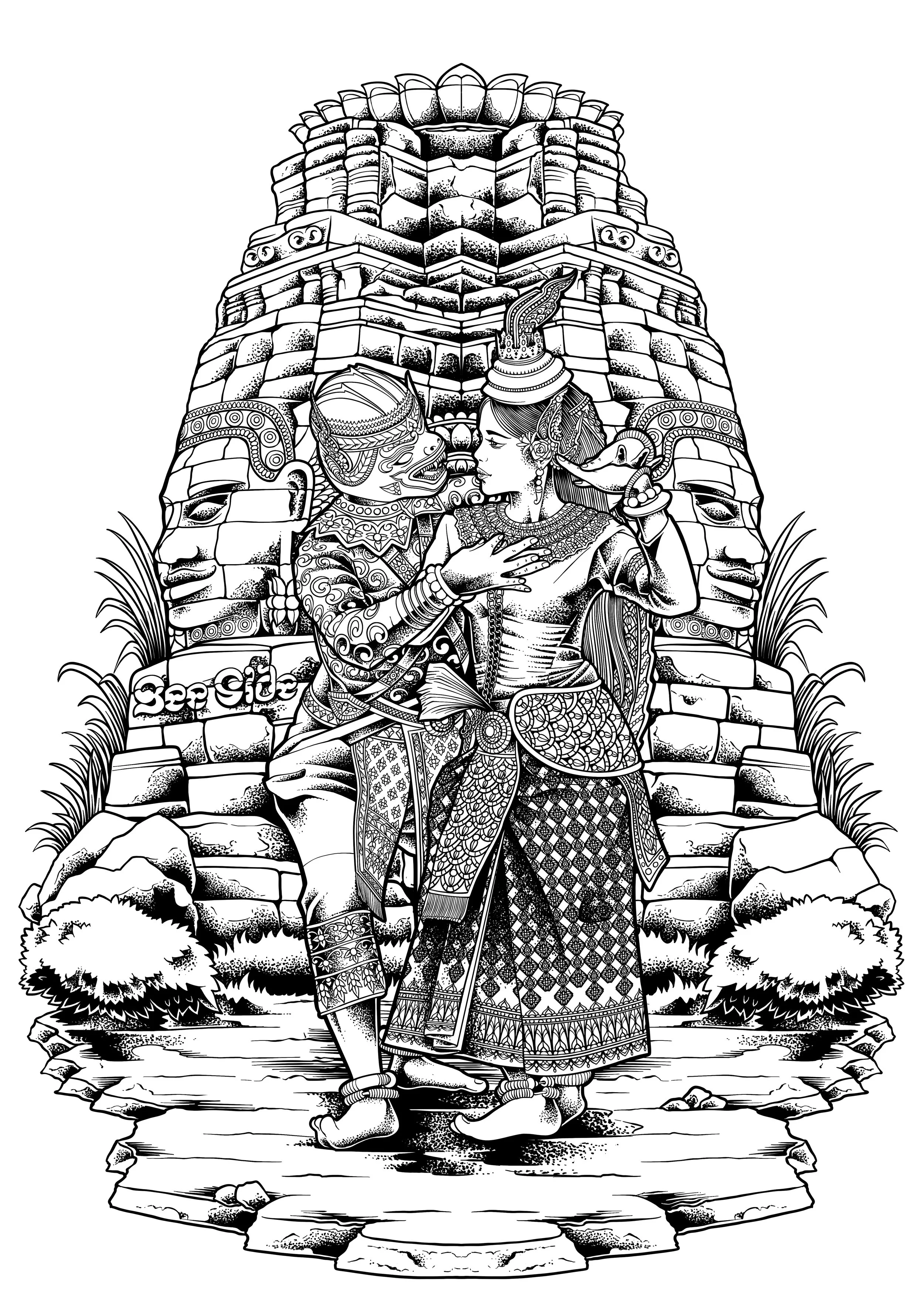 Robam Hanuman and Sovann Macha Monochrome.jpg