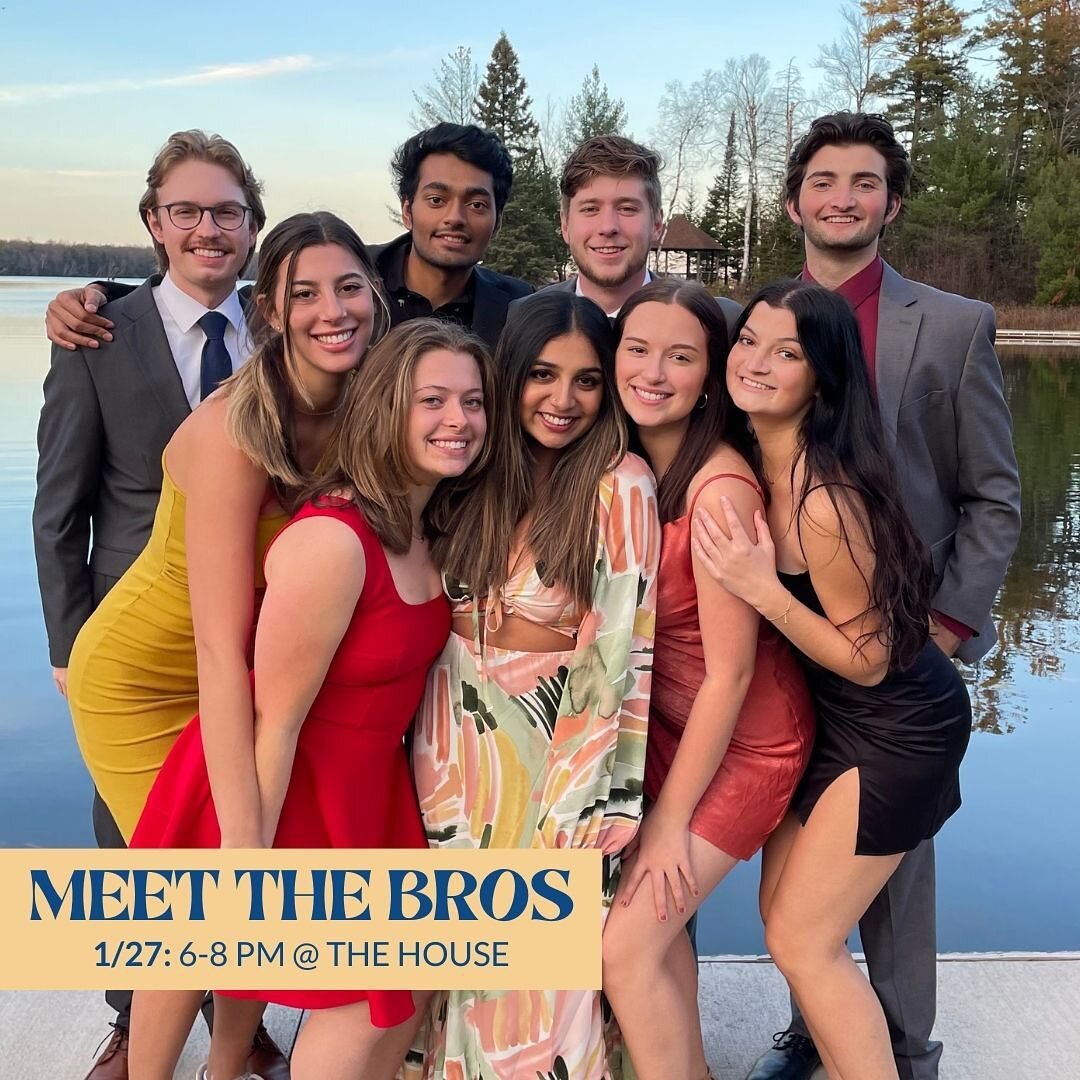 Meet the bros at our LAST rush event tomorrow night at the AKPSI house👀

Come hangout at our house between 6-8 PM! This will be our last rush event before sending out bid notifications on Saturday, 1/28. Also, don&rsquo;t forget to fill out your app