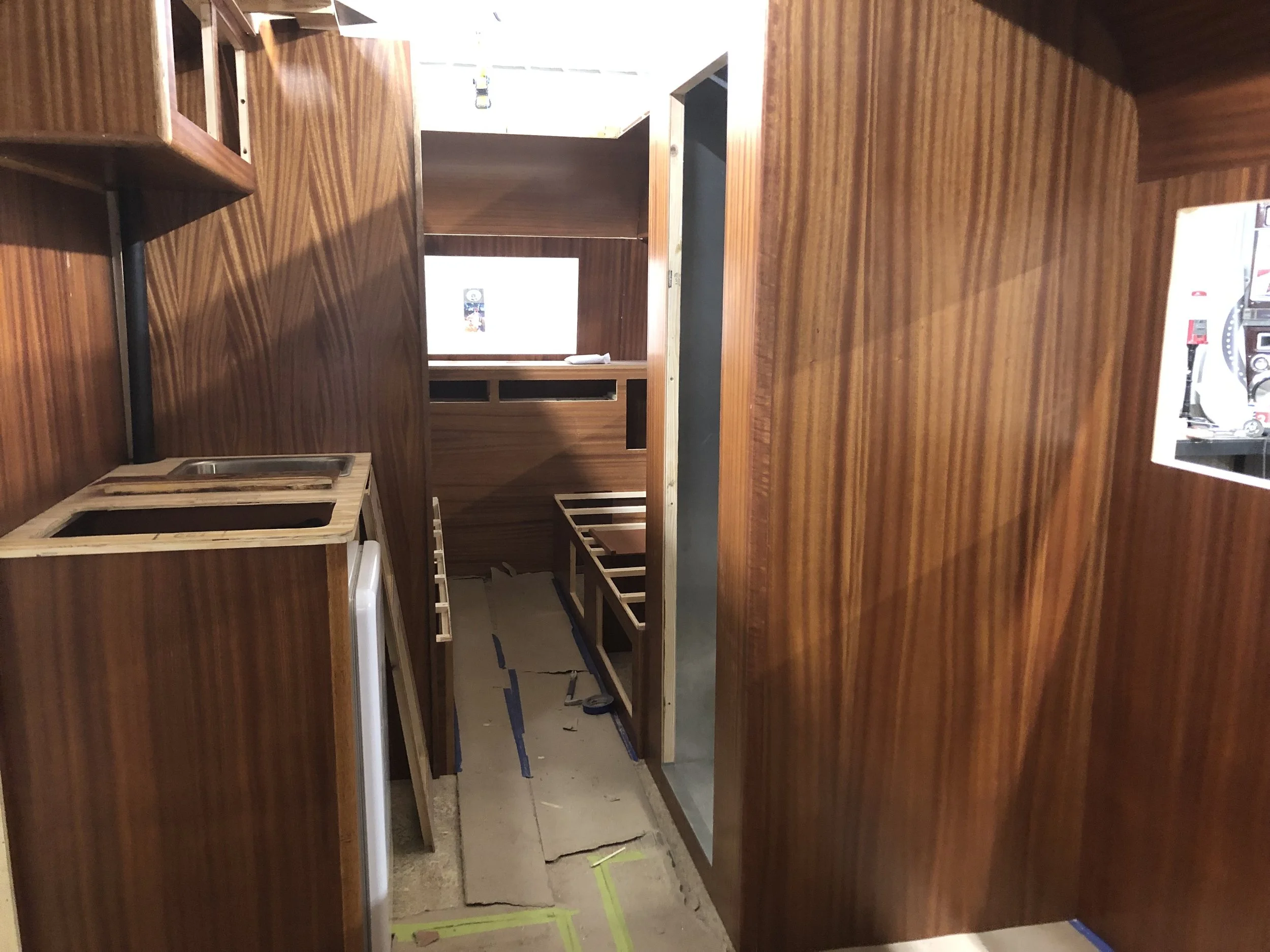 View of new wood