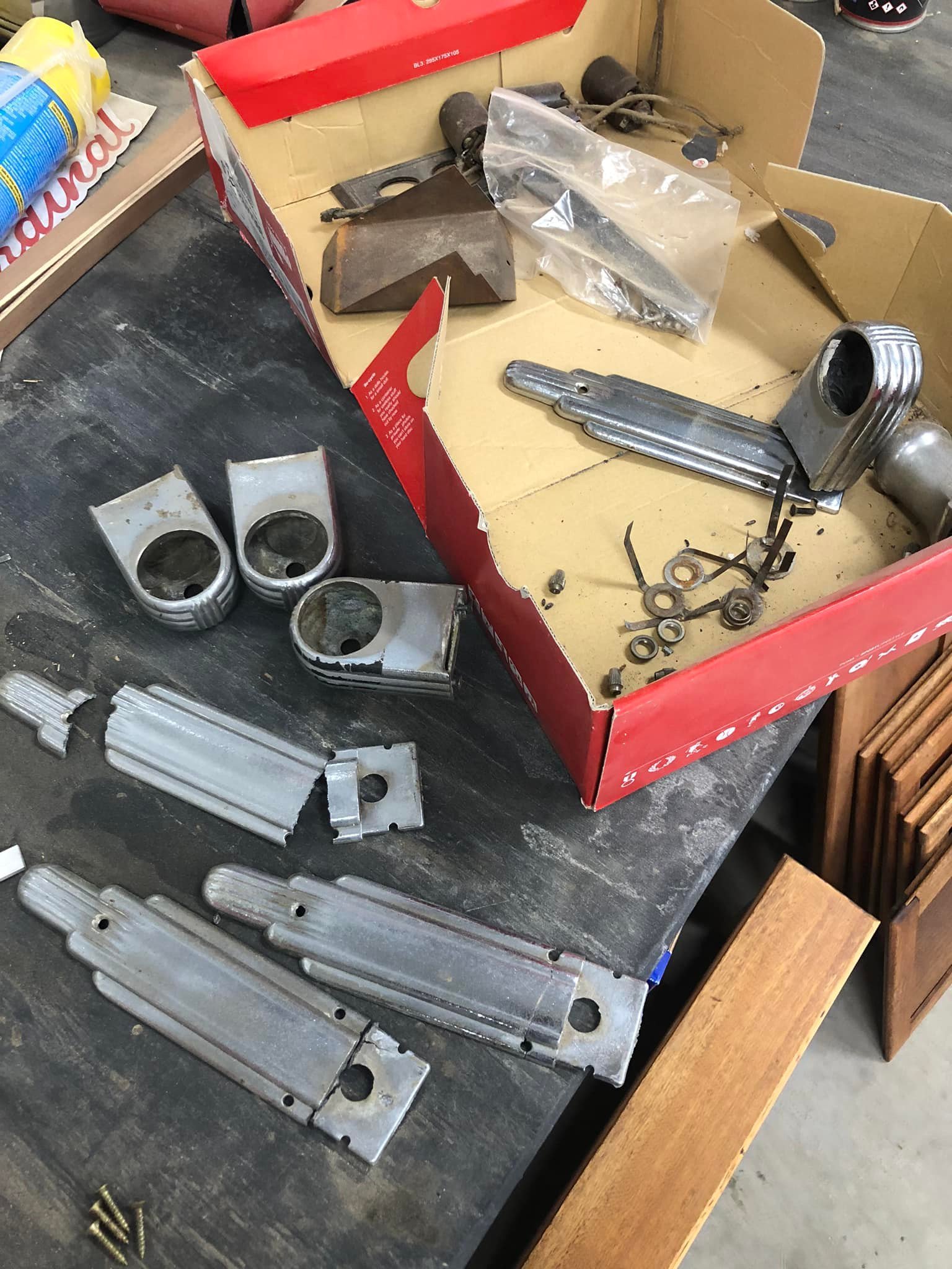 Restoration begins on original light sconces for interior