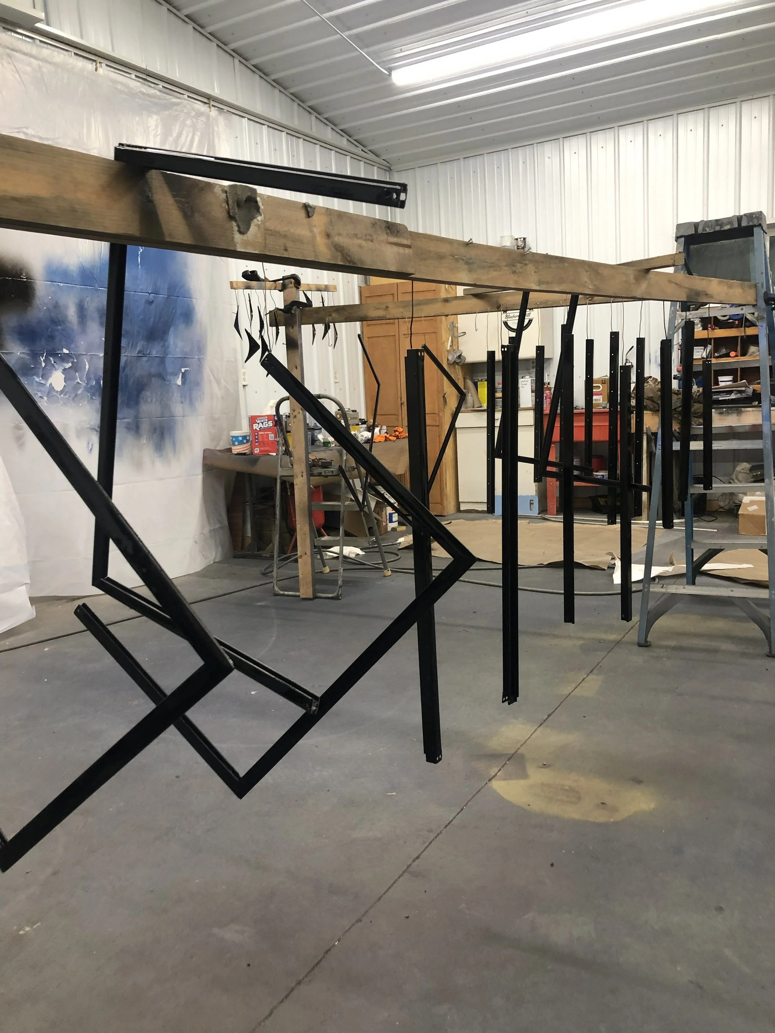 One of the hardest jobs came towards the end - window restoration