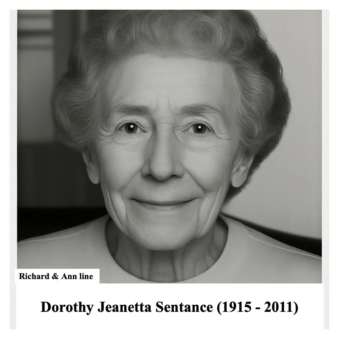 Dorothy Jeanetta Cavanough
Dorothy Jeanetta CAVANOUGH was born on 4 May 1915 in Paddington, Nsw and died on 12 Jan 2011 in Haberfield, Nsw. Known as Netta. Dorothy married Gordon Bell SENTENCE, son of Walter SENTENCE & Lucy E, on 25 Jul 1942 in Wooll